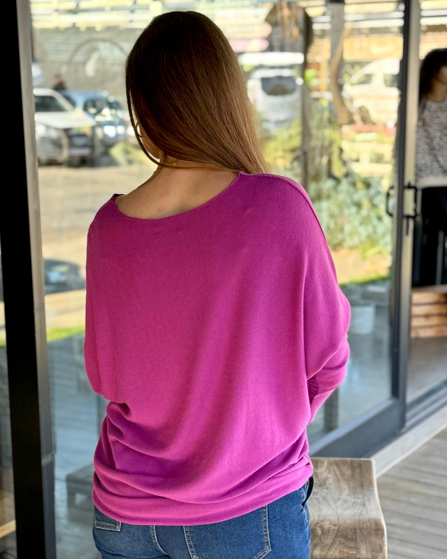 Lights Are Fading Knit | Magenta