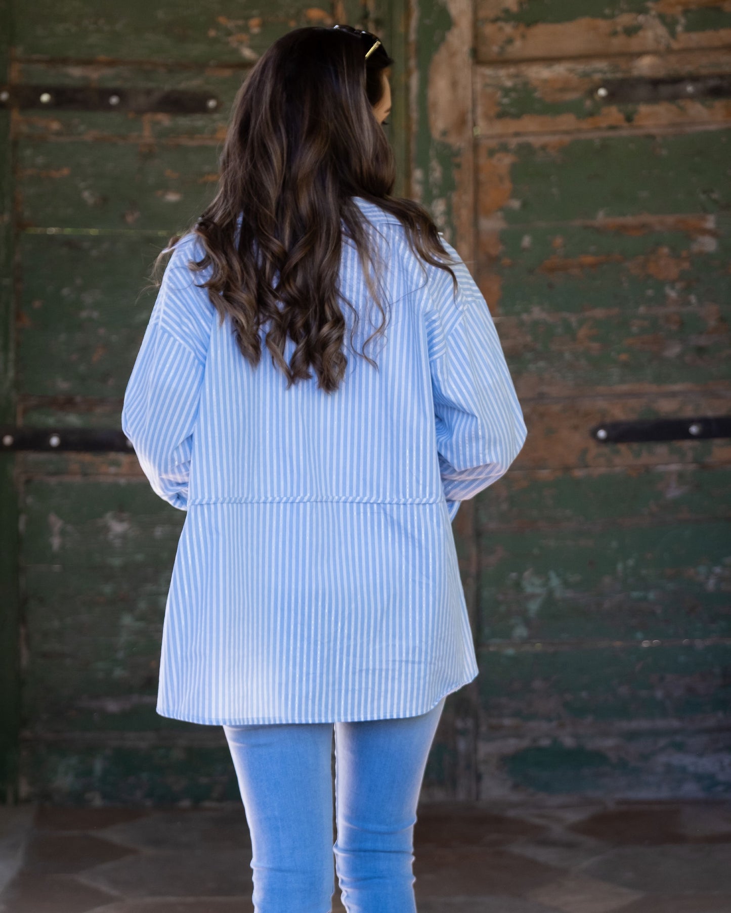 Line It Up Shirt | Blue