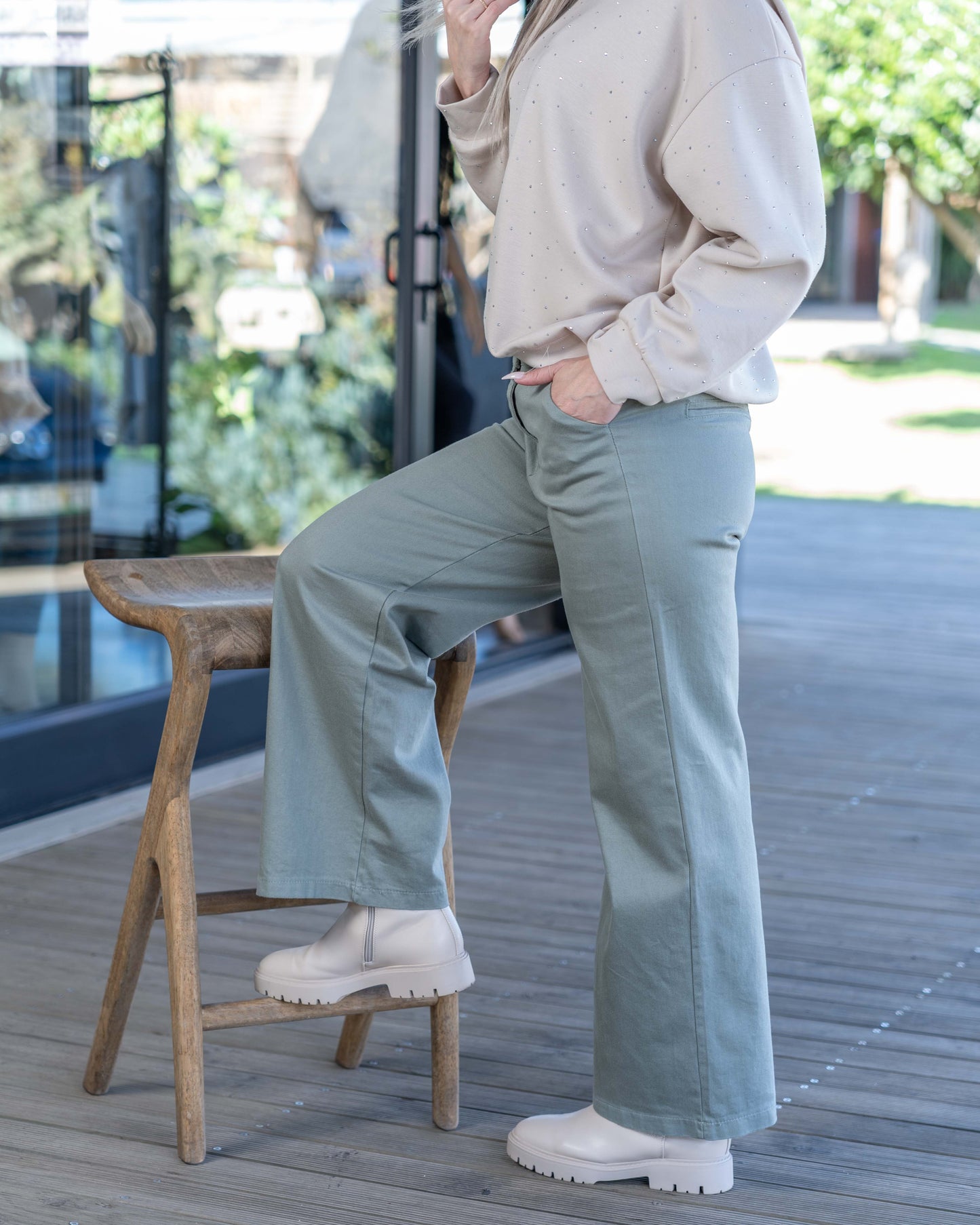Look Your Best Pants | Sage