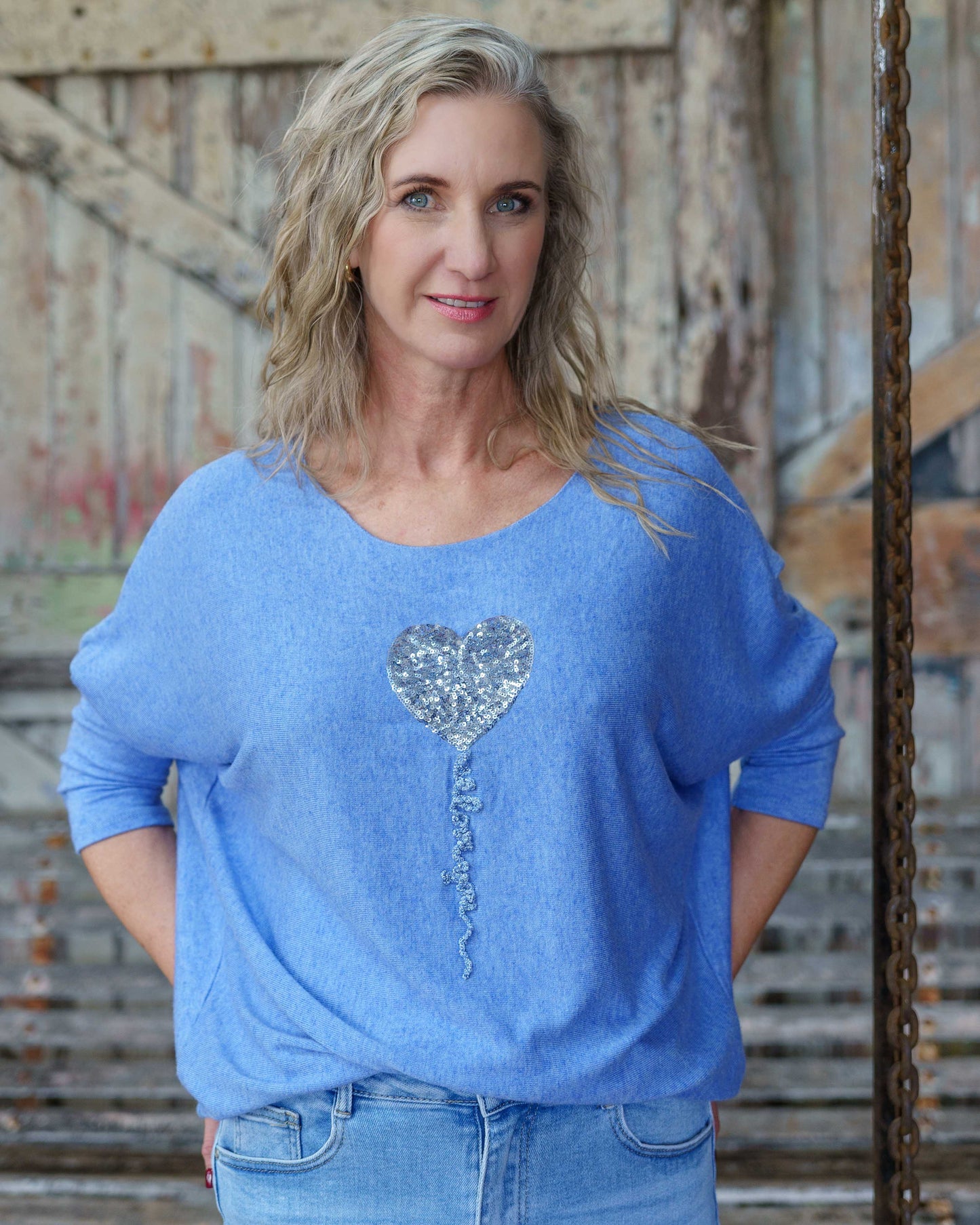 Love and Light Knit | Blue
