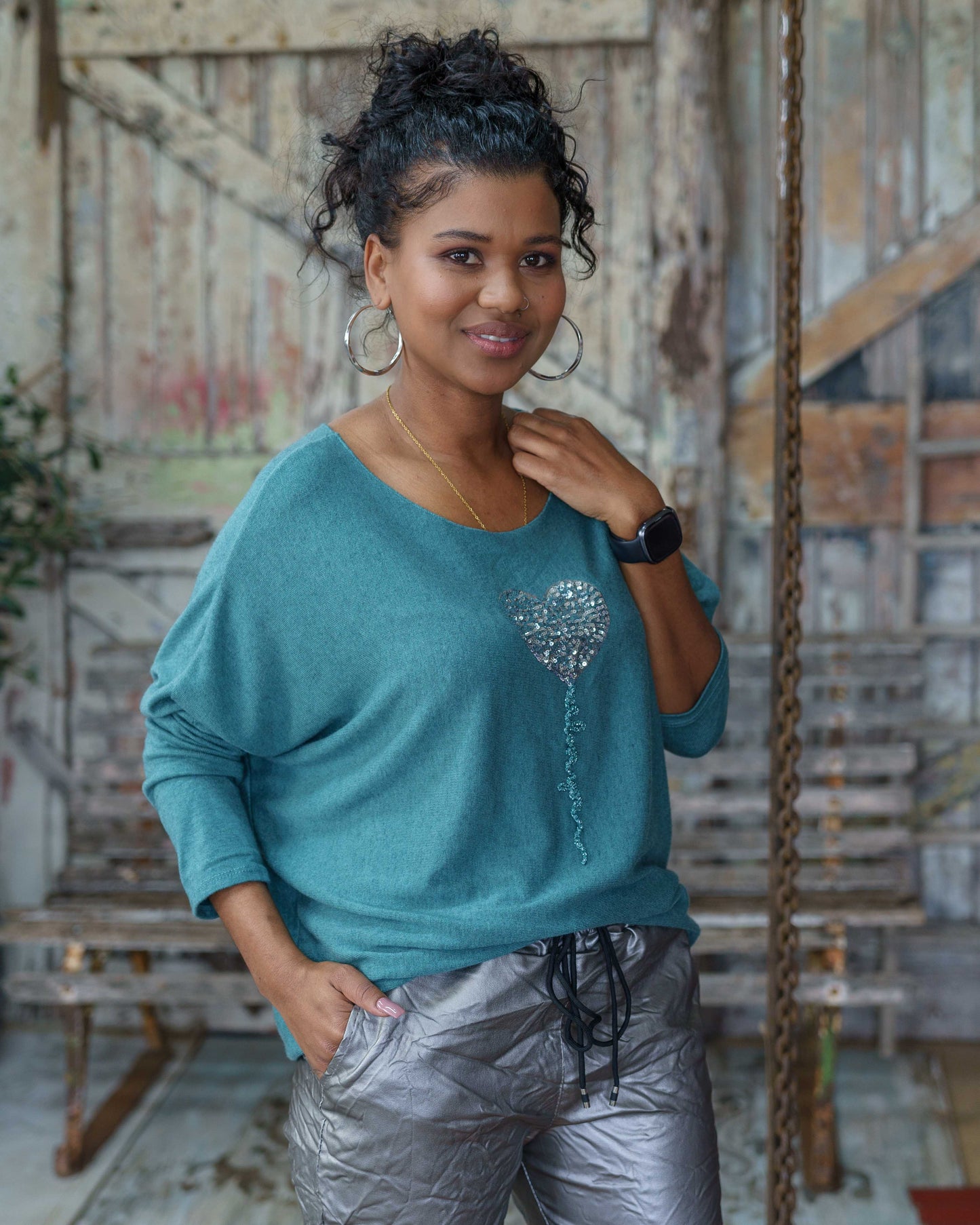 Love and Light Knit | Emerald