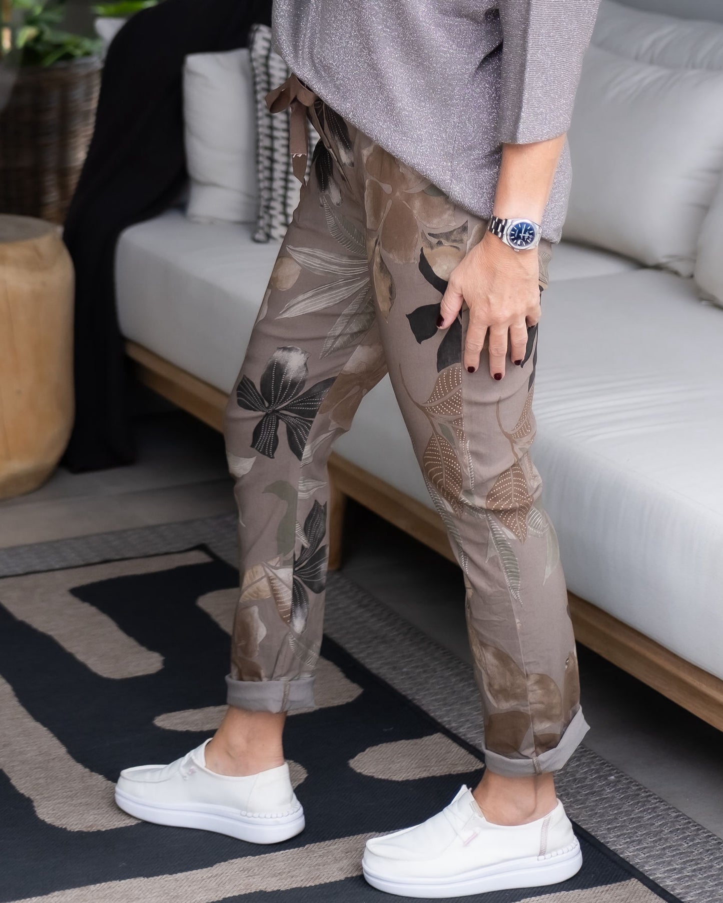 Maple Stroll Drawstrings Pants | Mocha