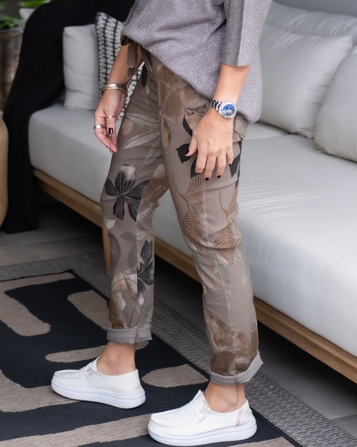 Maple Stroll Drawstrings Pants | Mocha