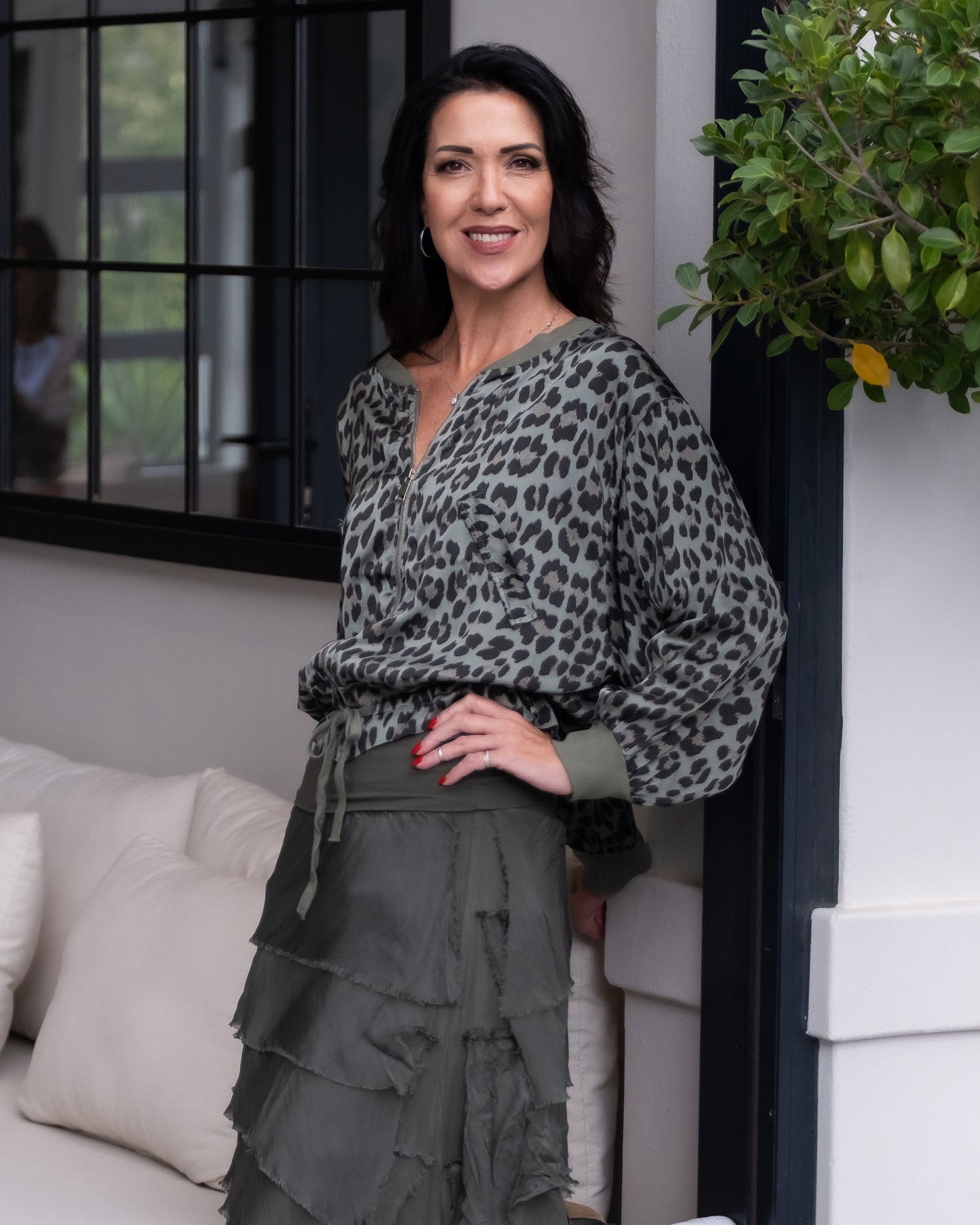 Move Along Zip Jacket | Olive