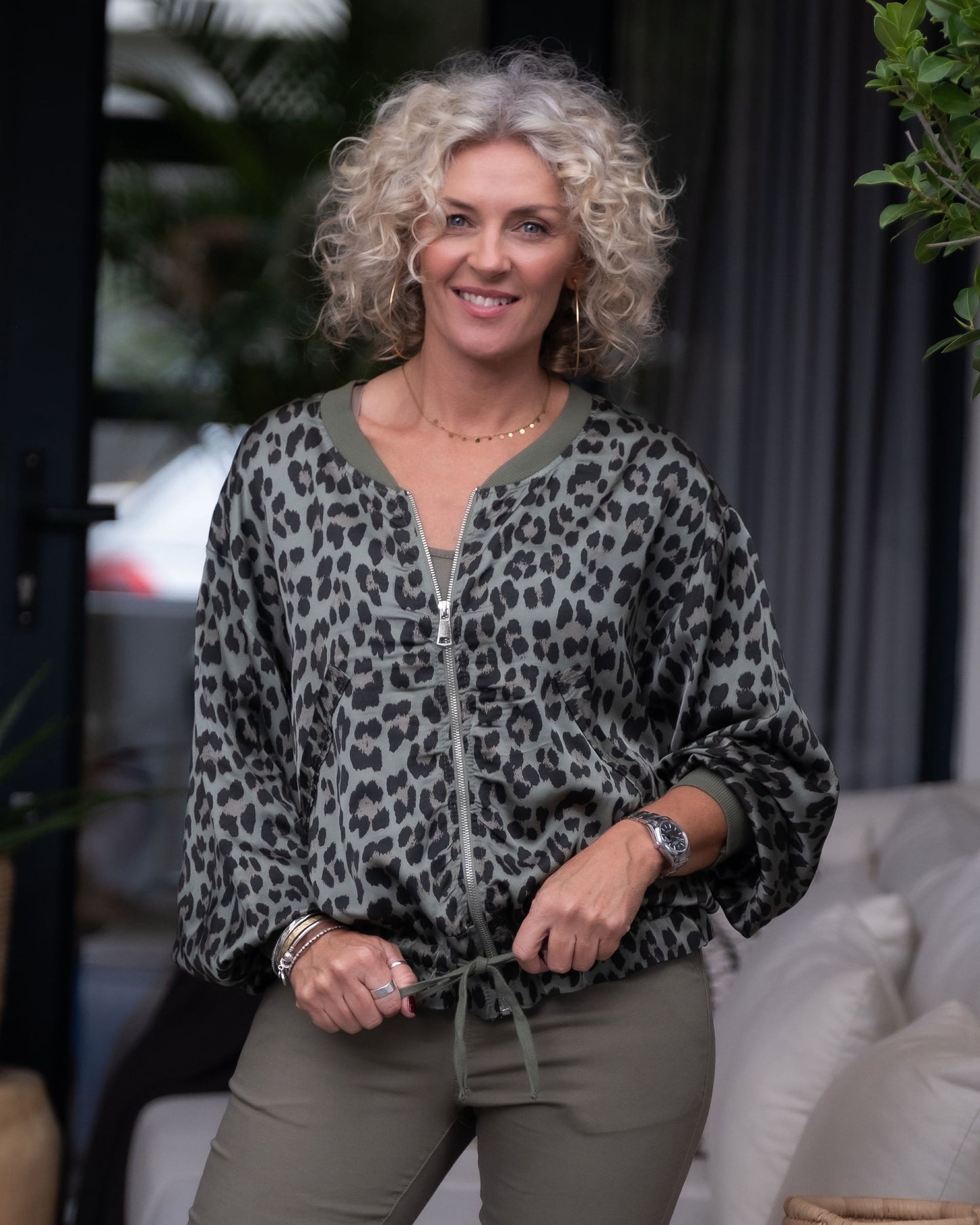 Move Along Zip Jacket | Olive