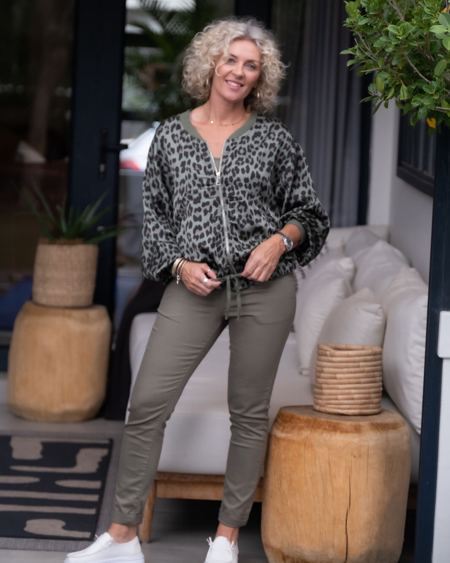 Move Along Zip Jacket | Olive