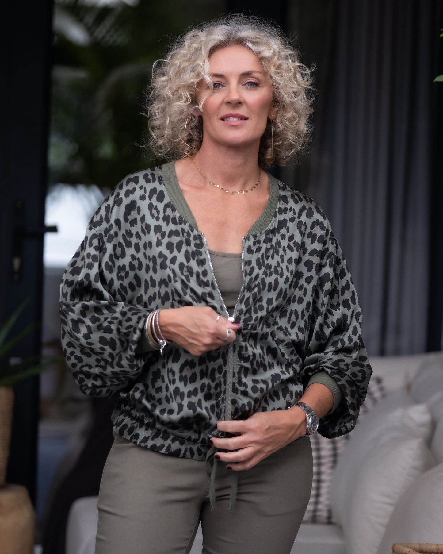 Move Along Zip Jacket | Olive