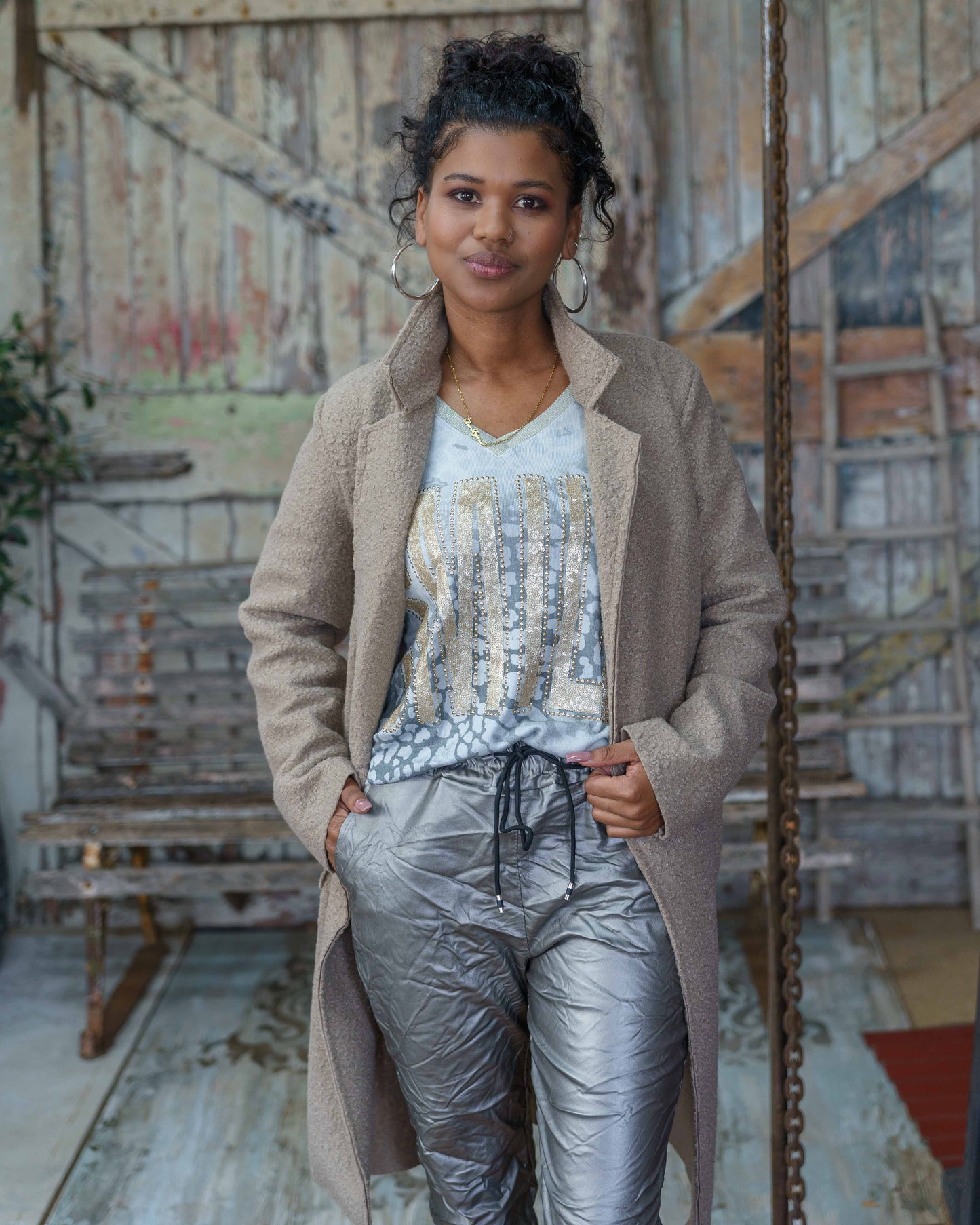 On The Edge Coat | Beige