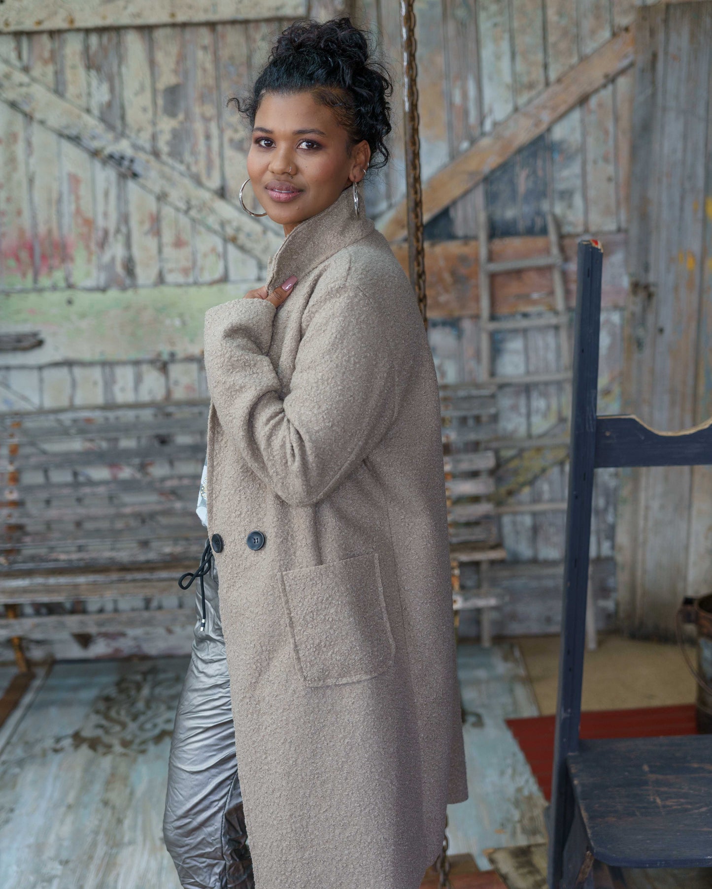 On The Edge Coat | Beige