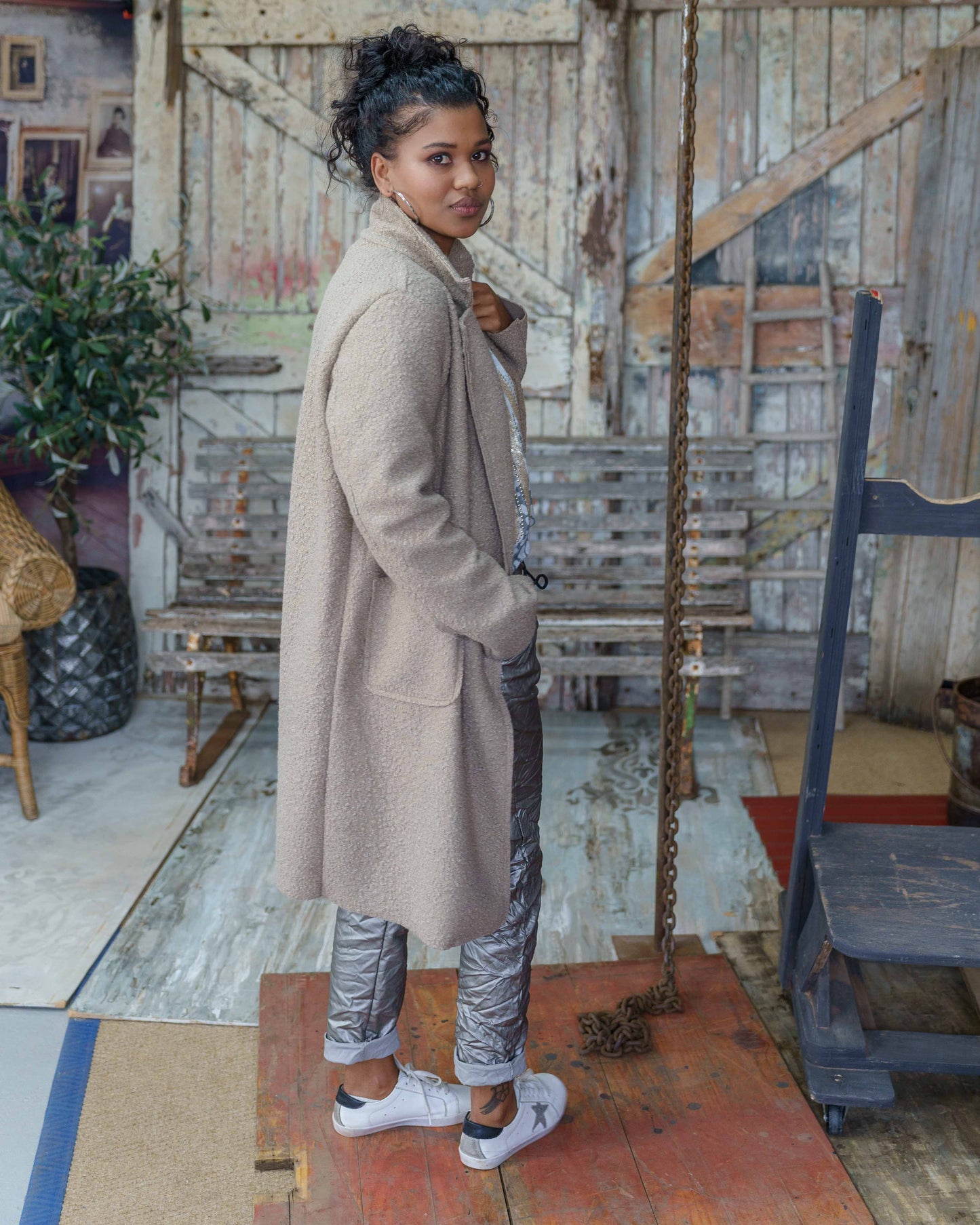 On The Edge Coat | Beige