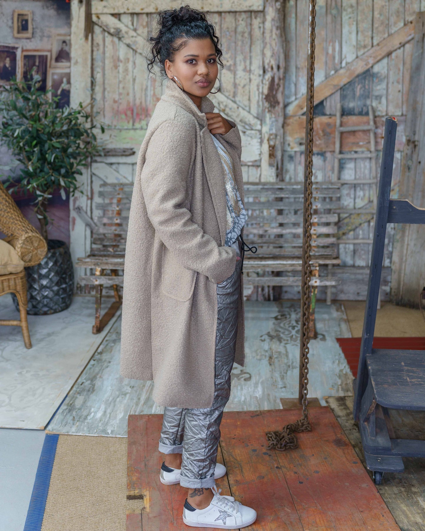 On The Edge Coat | Beige