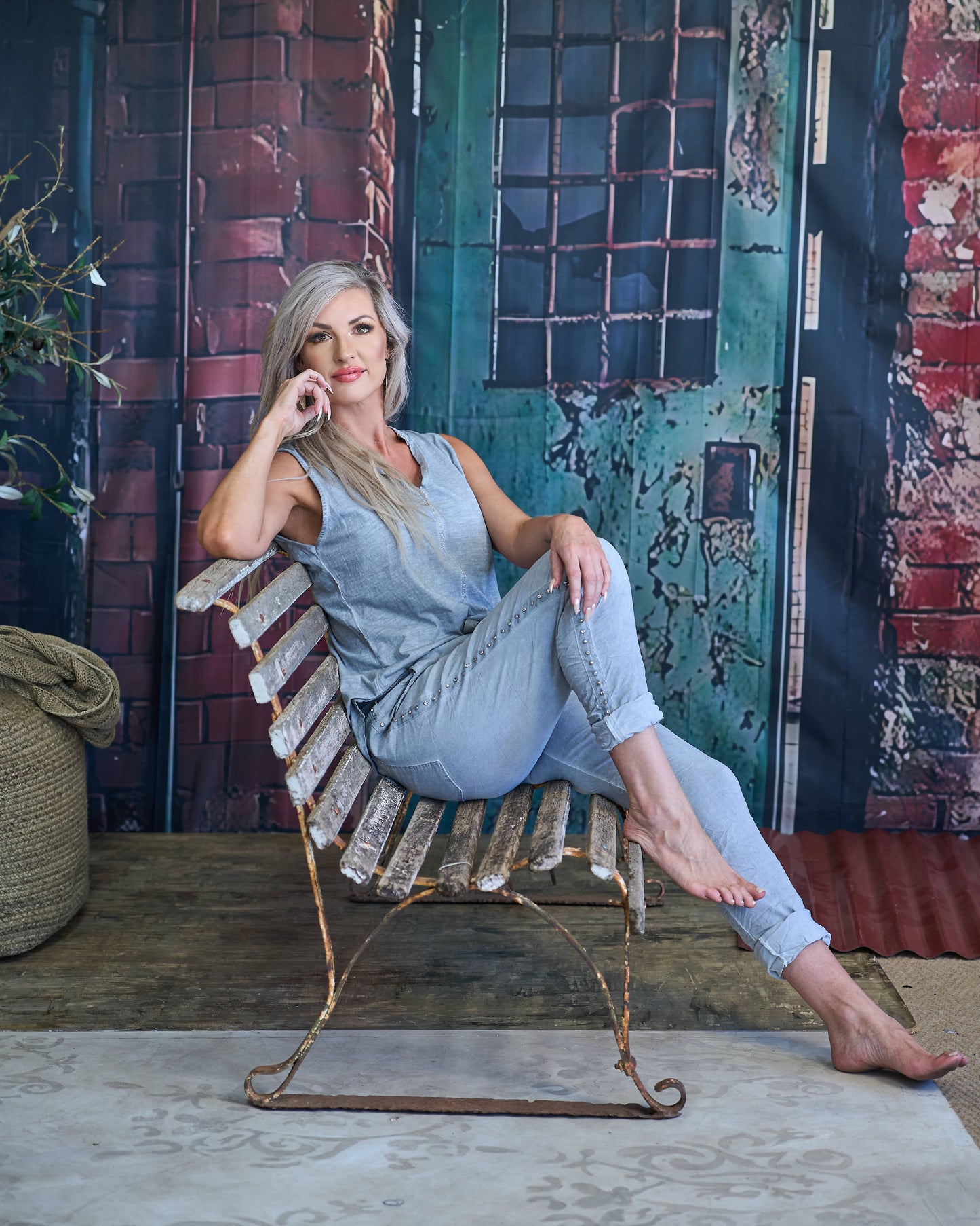 Open Air Top | Light Grey