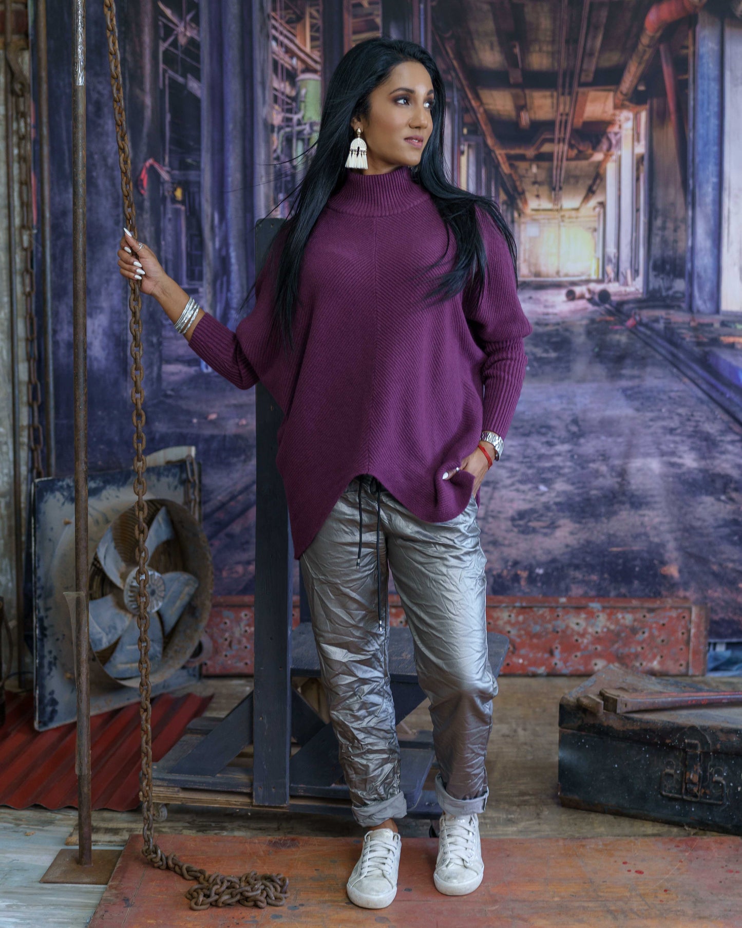Plenty Of Love Knit | Burgundy