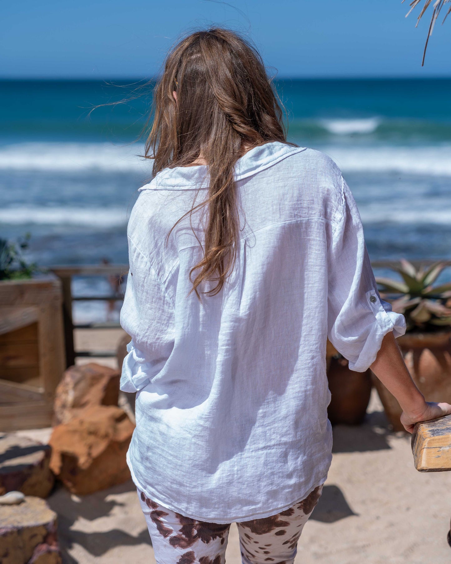 Pocket Full Of Sunshine Shirt | White