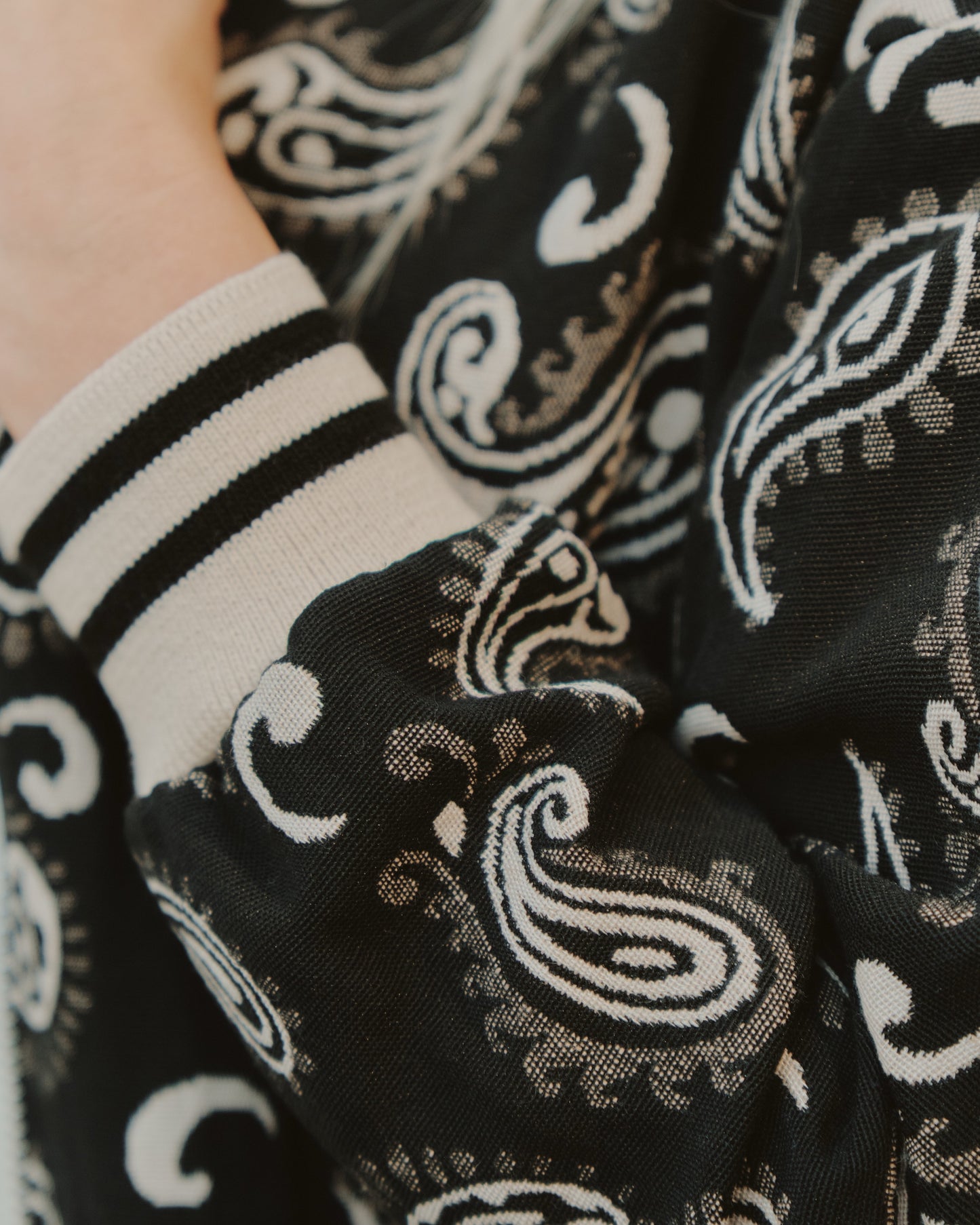 Pretty Paisley Bomber Jacket