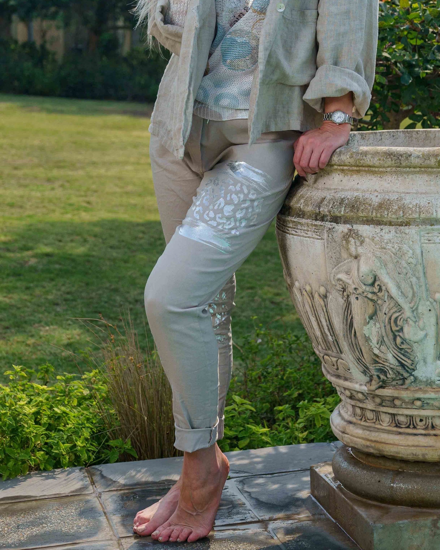 Pure Bliss Drawstring Pants | Taupe