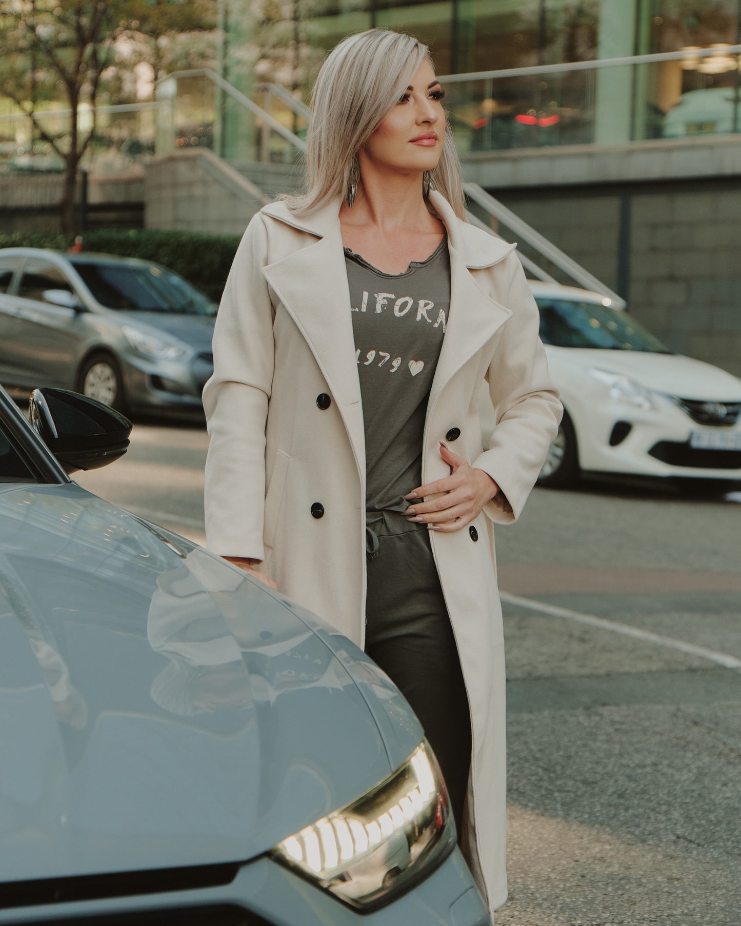Roaming Around Coat | Ivory