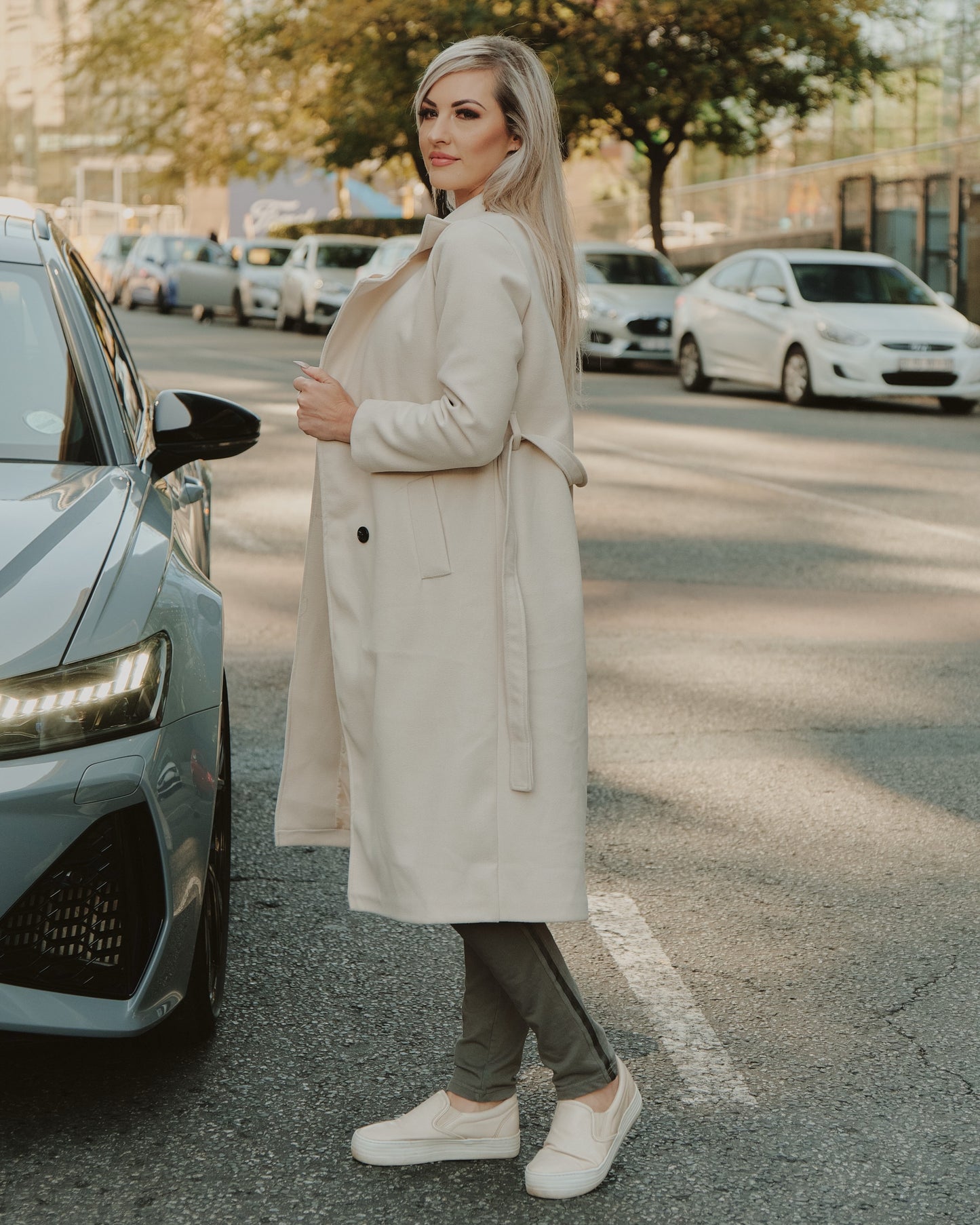 Roaming Around Coat | Ivory