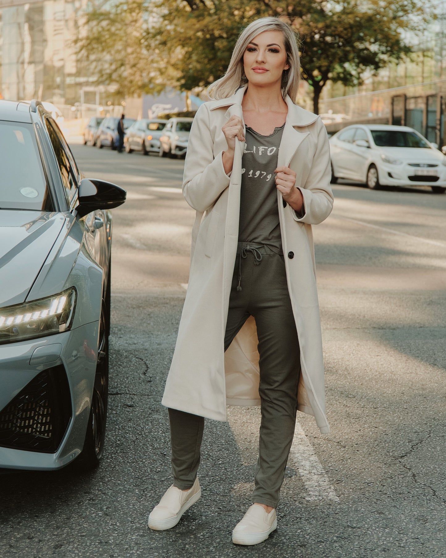 Roaming Around Coat | Ivory