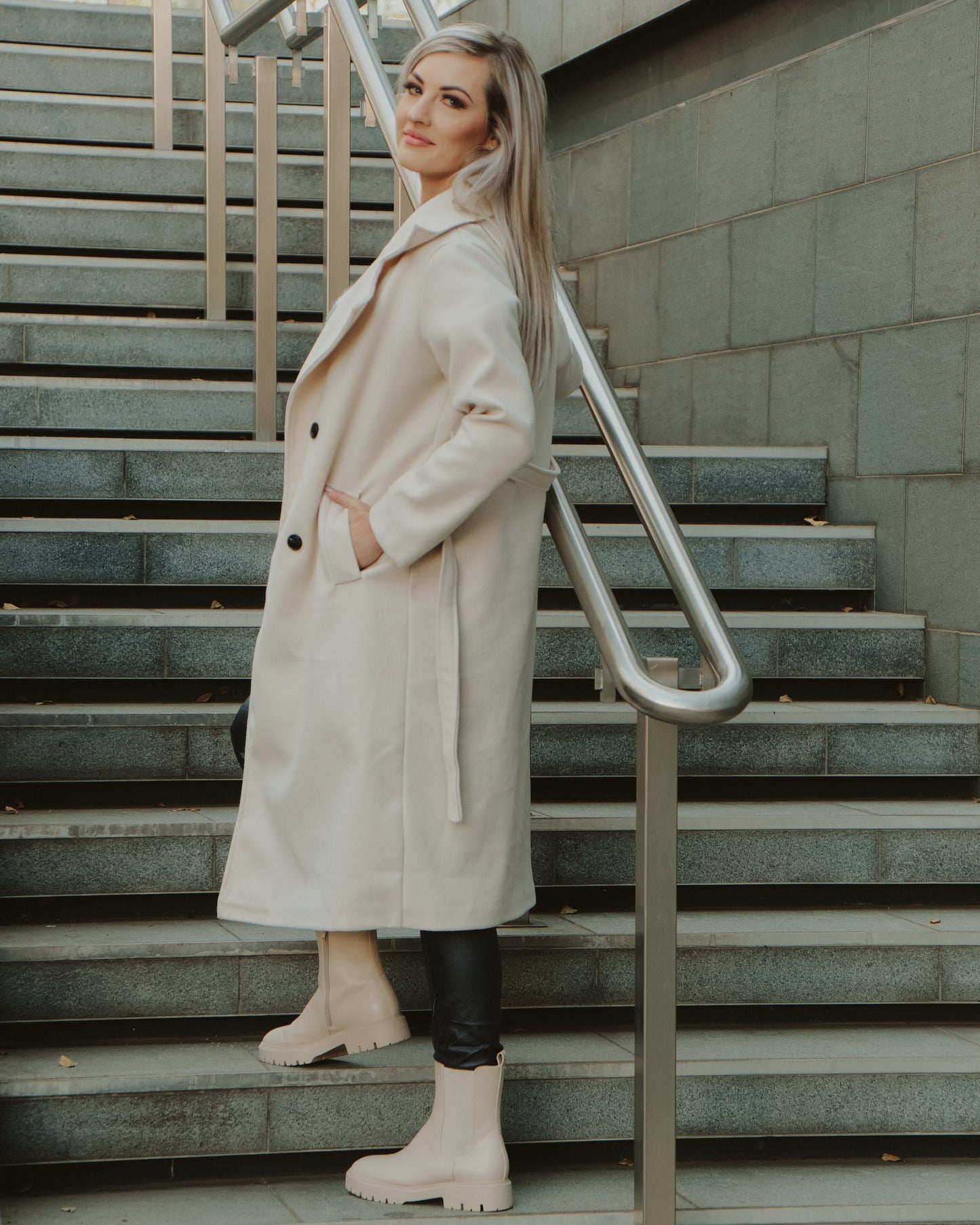 Roaming Around Coat | Ivory