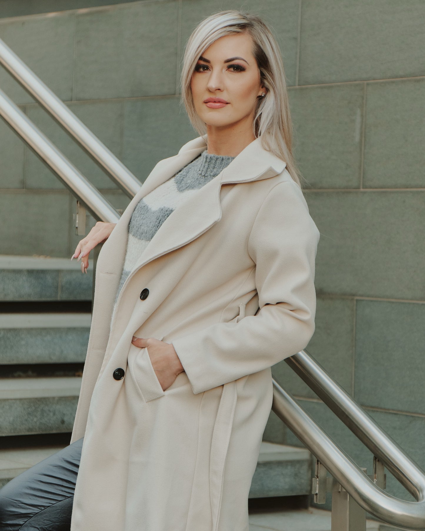 Roaming Around Coat | Ivory