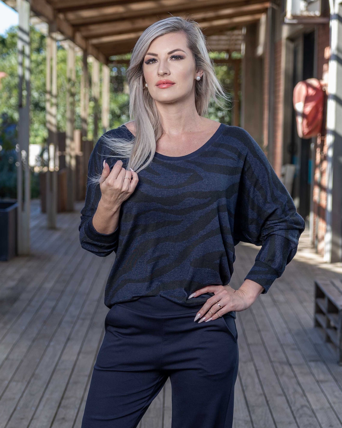 Run Wild Knit | Navy
