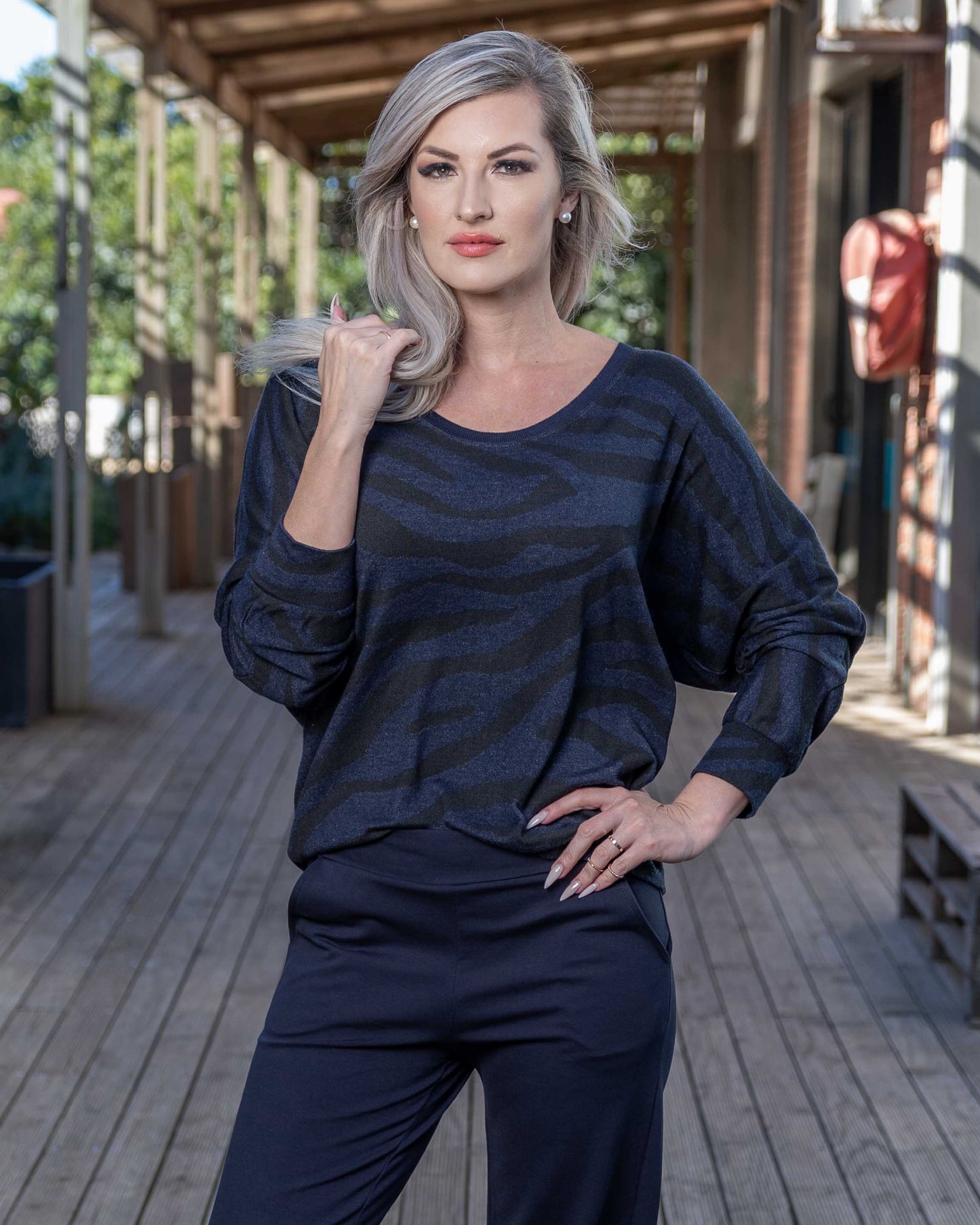Run Wild Knit | Navy
