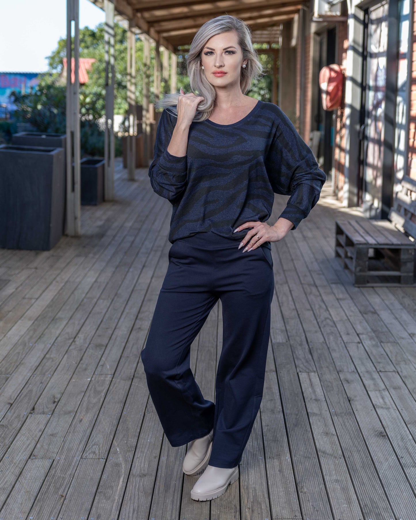 Run Wild Knit | Navy