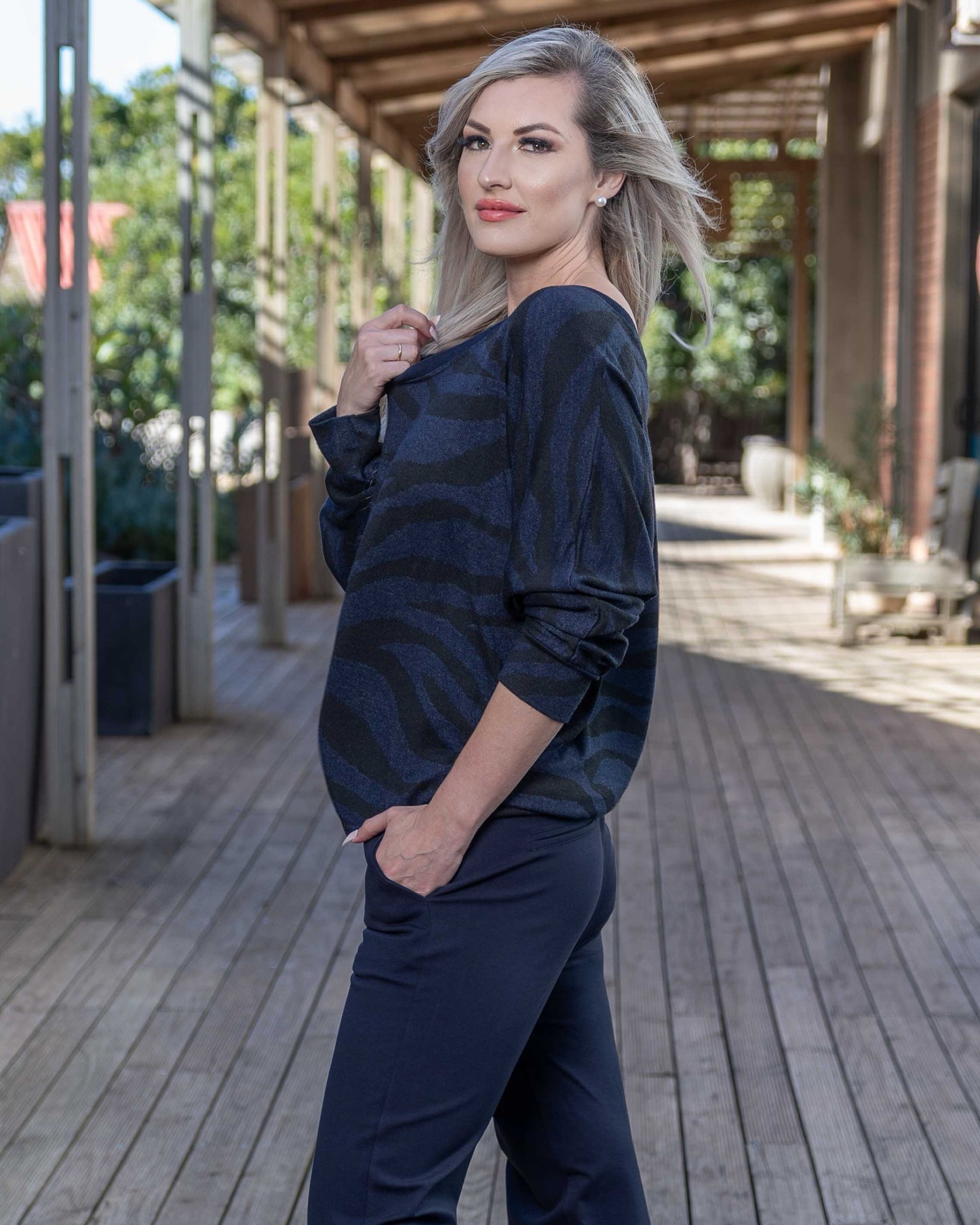 Run Wild Knit | Navy