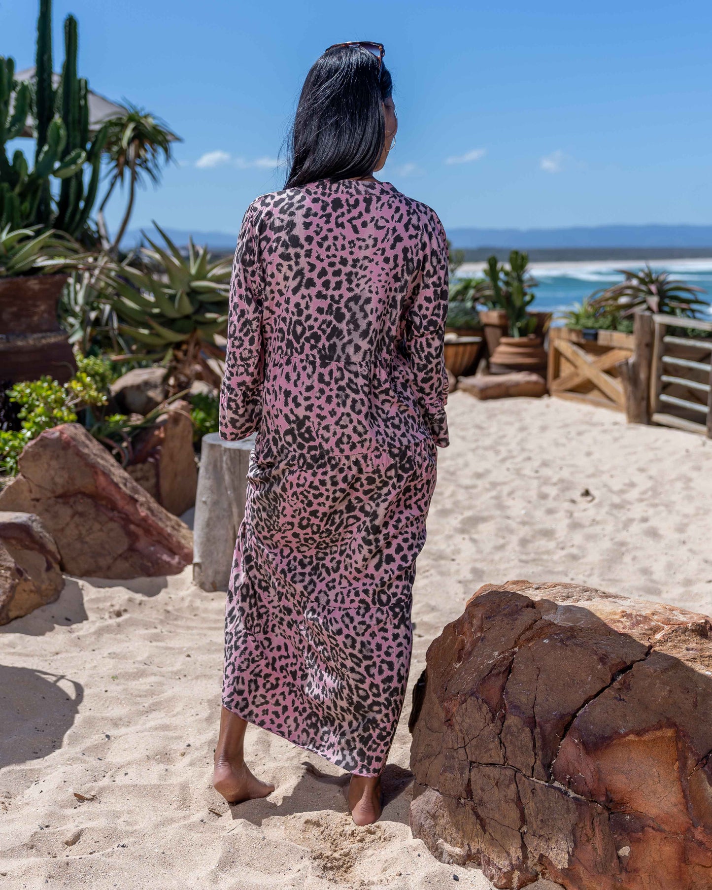 Safari Sweetheart Dress | Rose