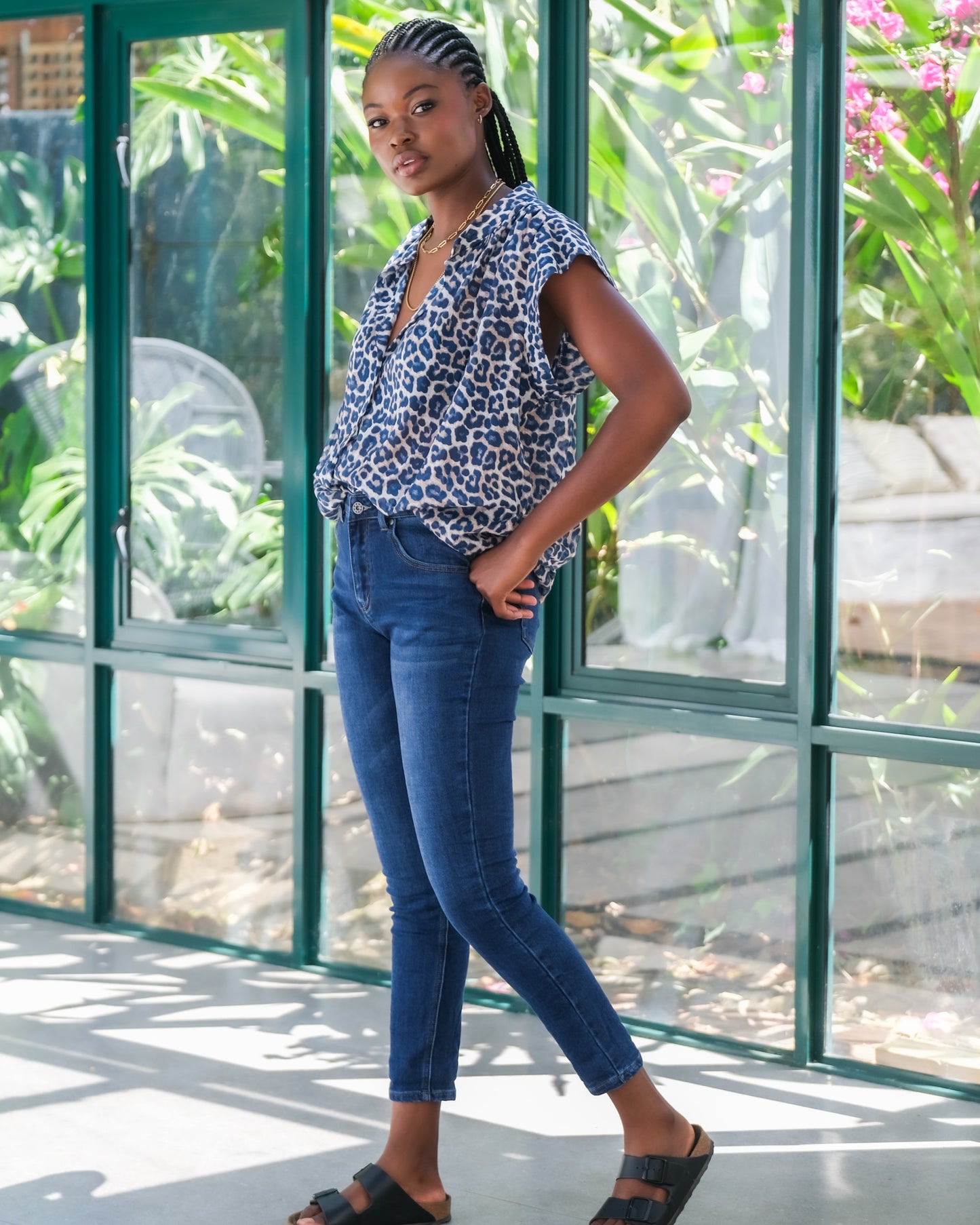 Sassy Silhouette Shirt | Blue