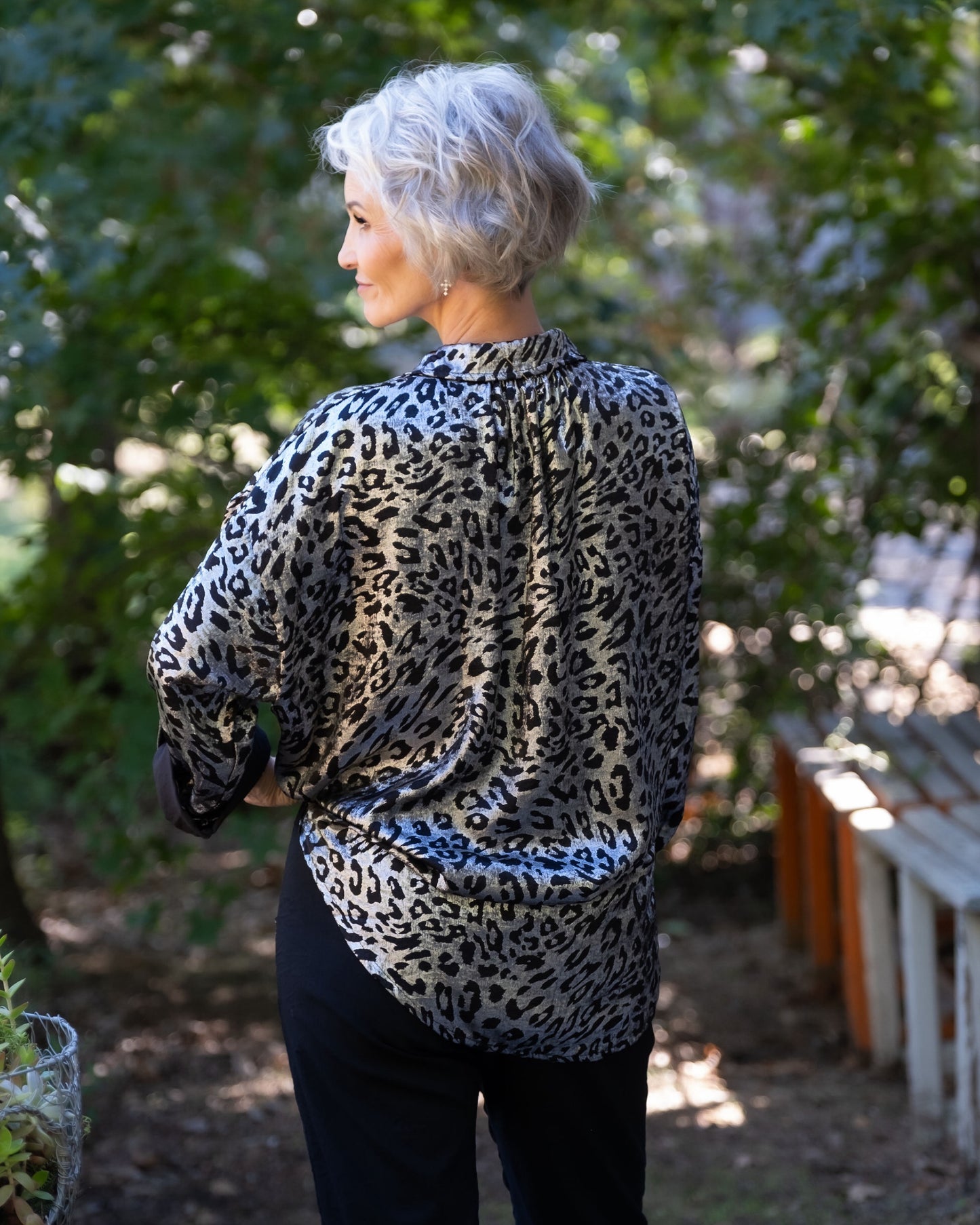 She Moves Wild Top | Silver