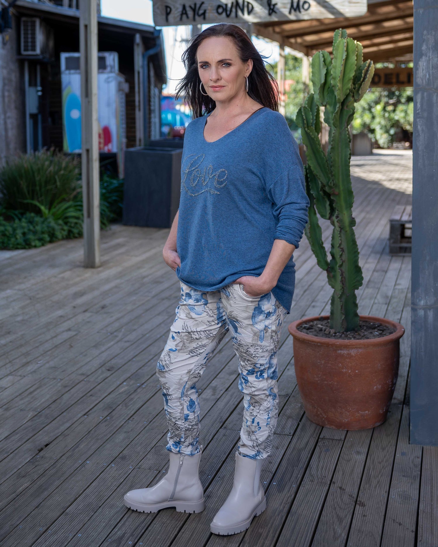 Slow Burn Drawstring Pants | Beige