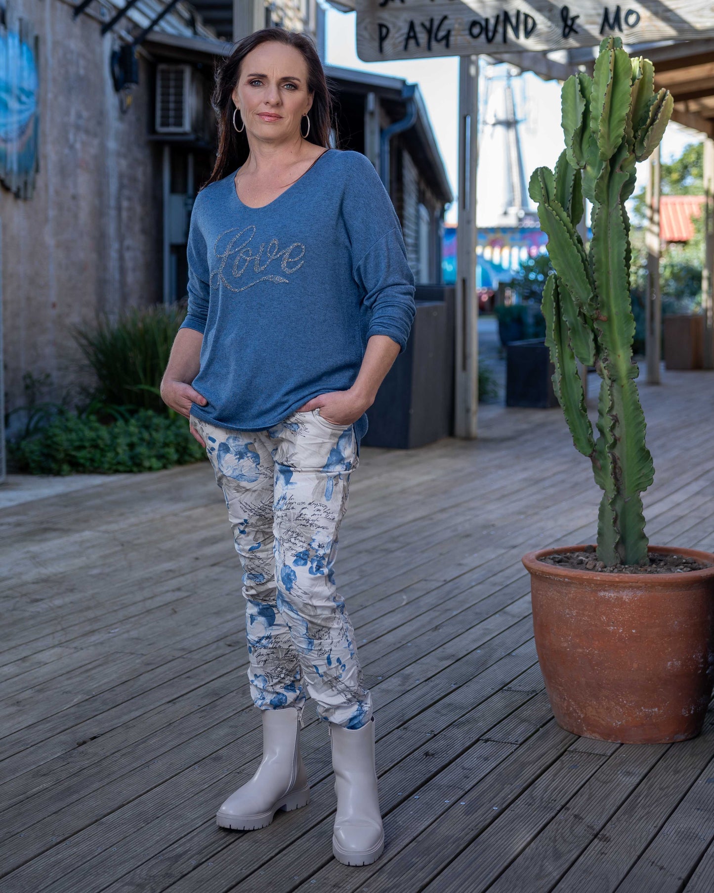 Slow Burn Drawstring Pants | Beige