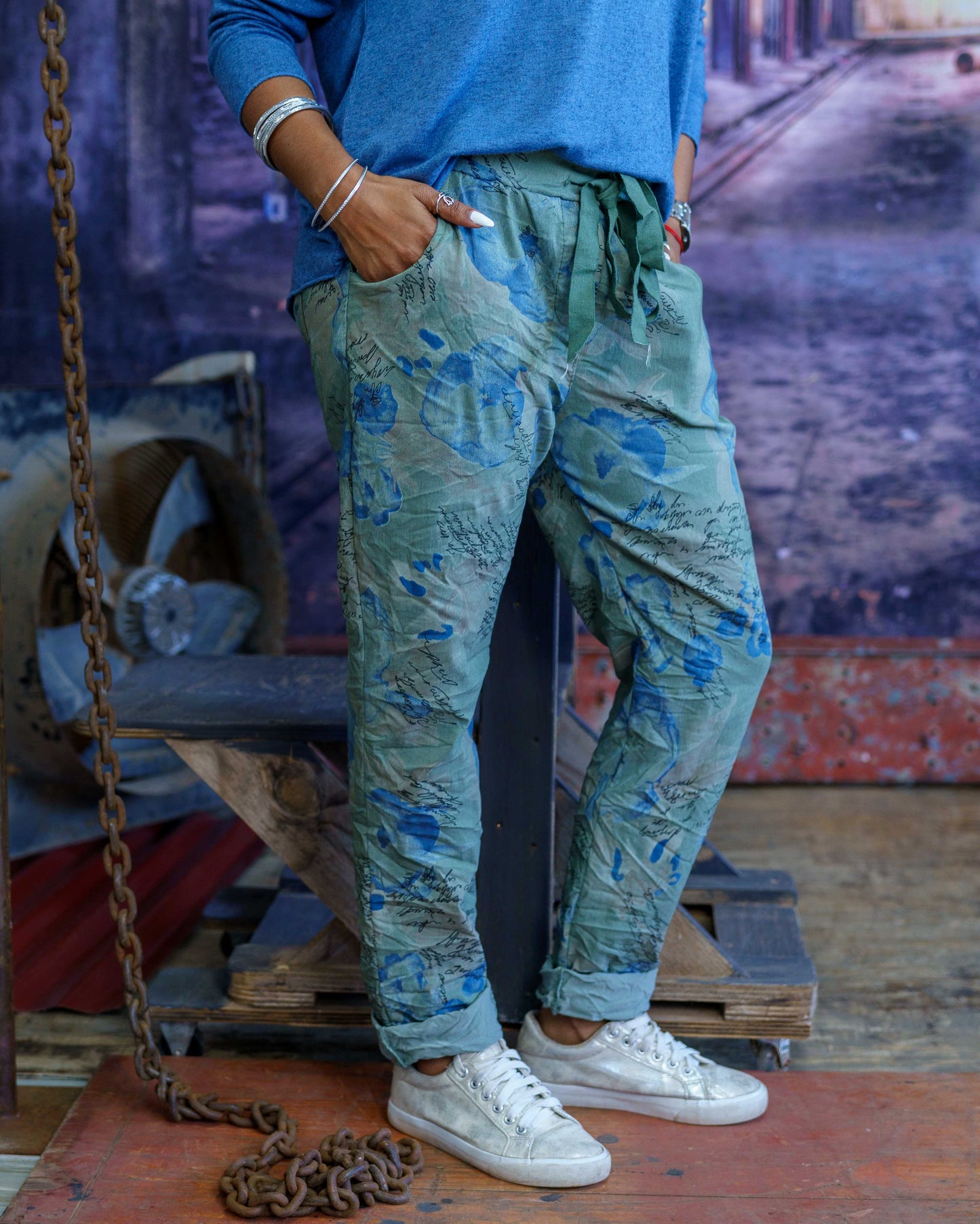 Slow Burn Drawstring Pants | Olive