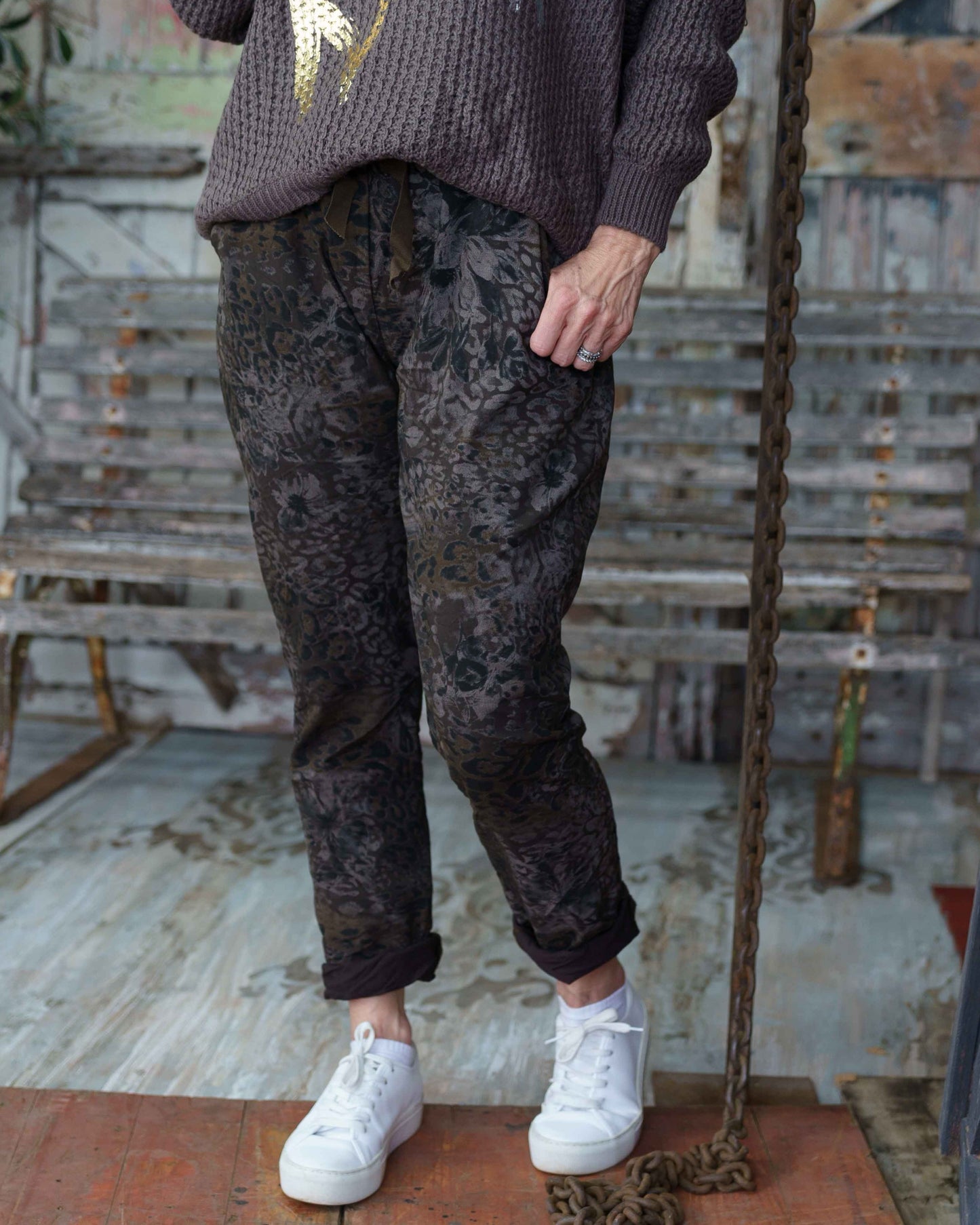 Soft Spot Drawstring Pants | Mocha