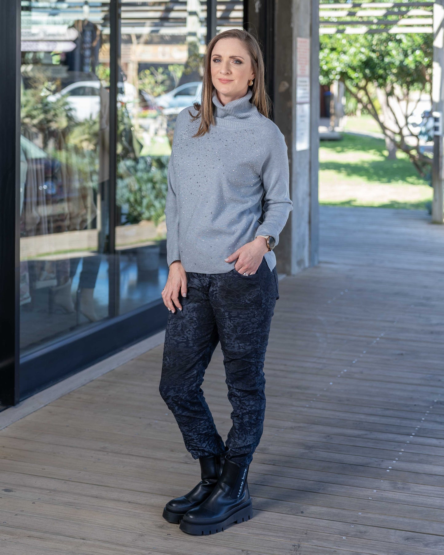 Soft Spot Drawstring Pants | Navy