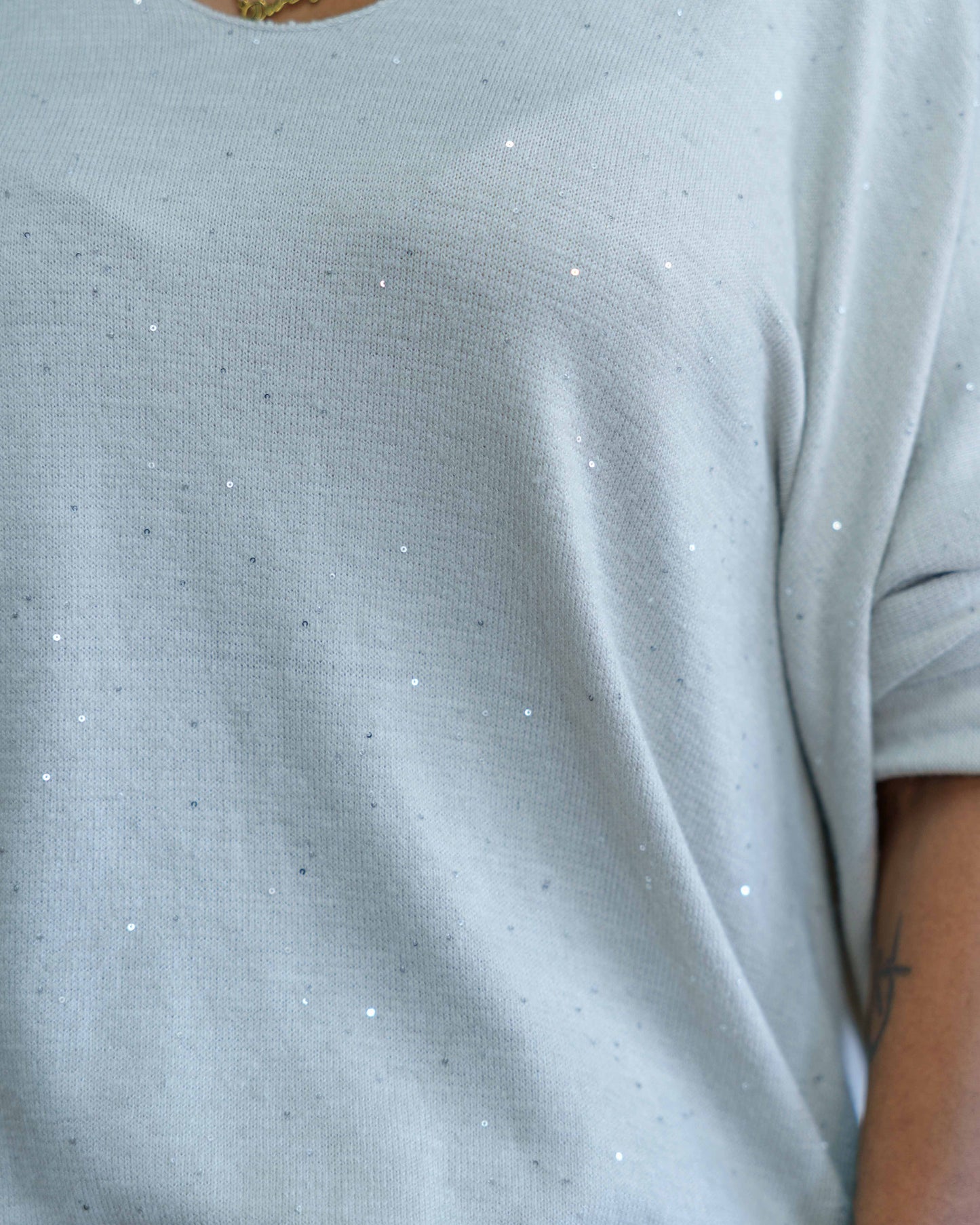 Sparkle Girl Knit | Cream