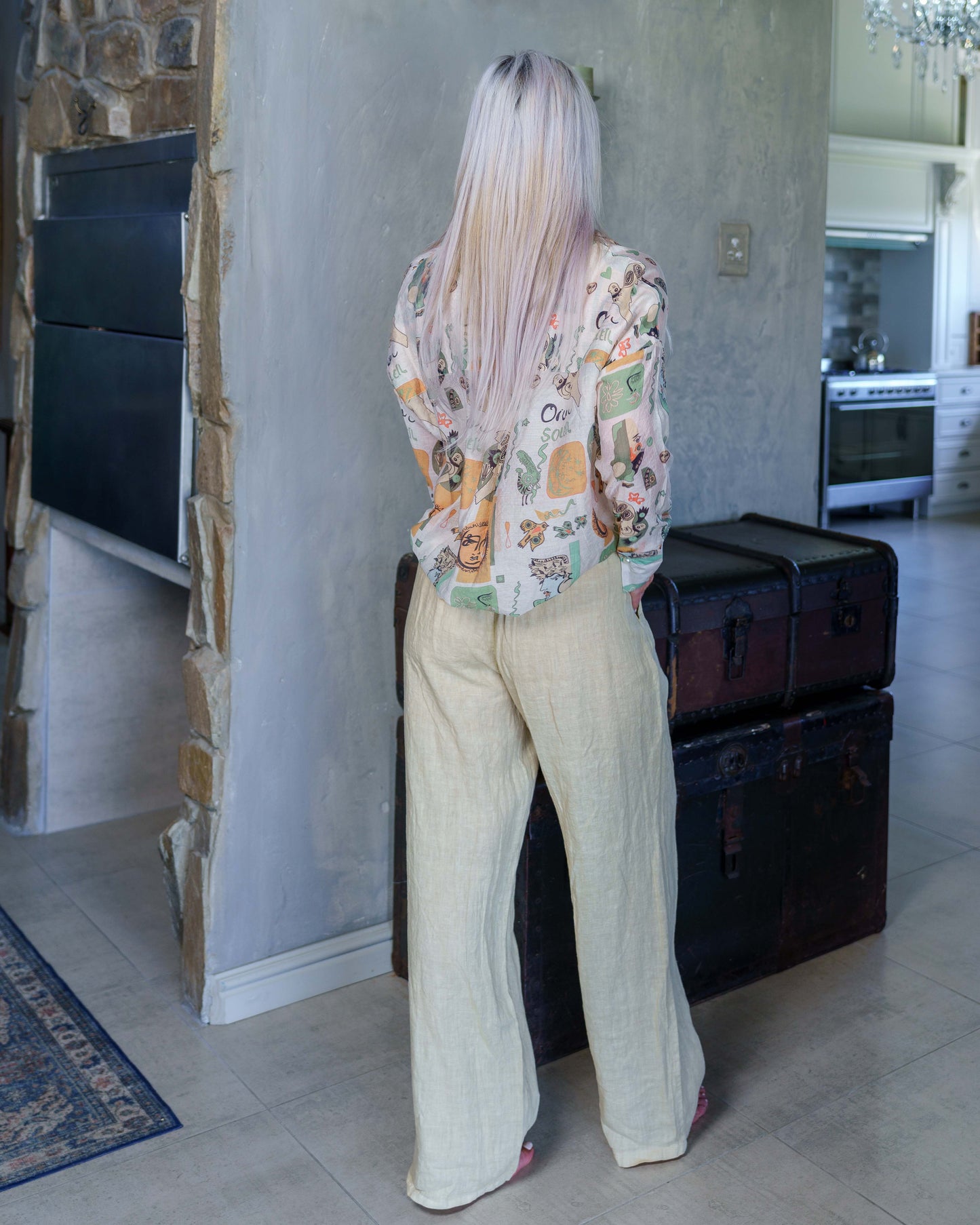 Effortless Linen Pants | Straw