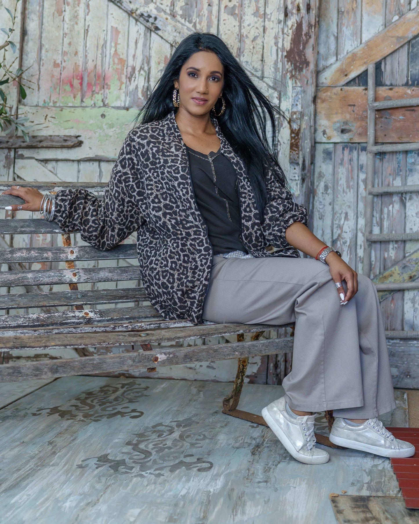 Tame Edge Jacket | Animal Print