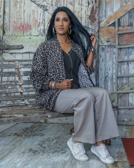 Tame Edge Jacket | Animal Print