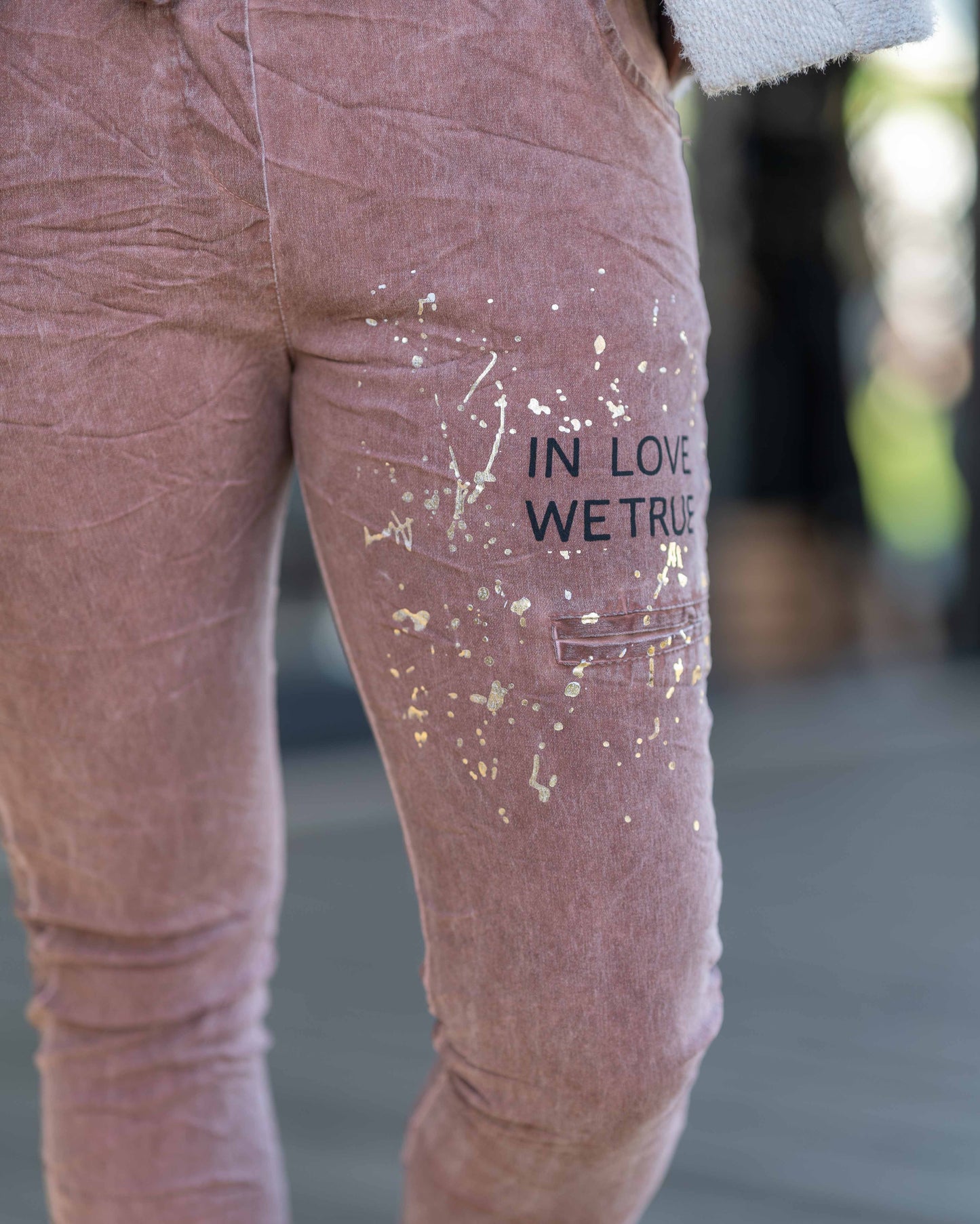 True Love Drawstring Pants | Rust