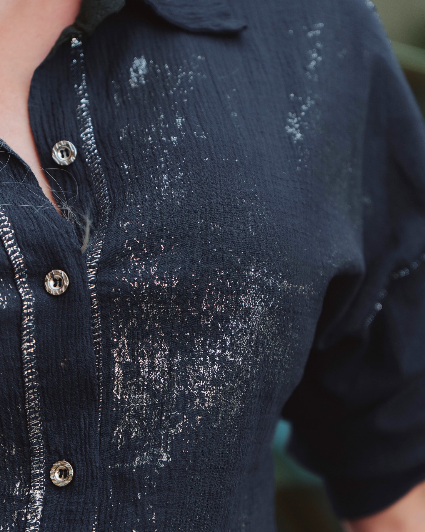 True Romance Top | Navy