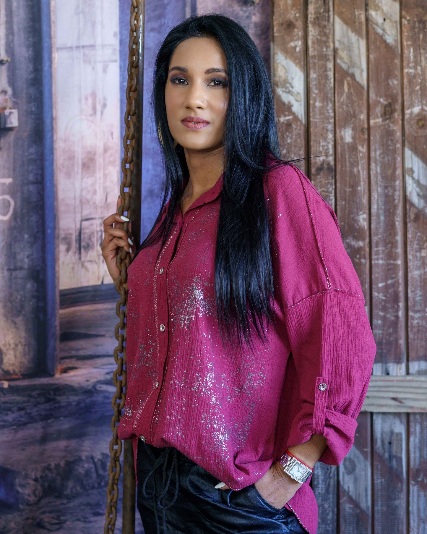 True Romance Top | Ruby Red
