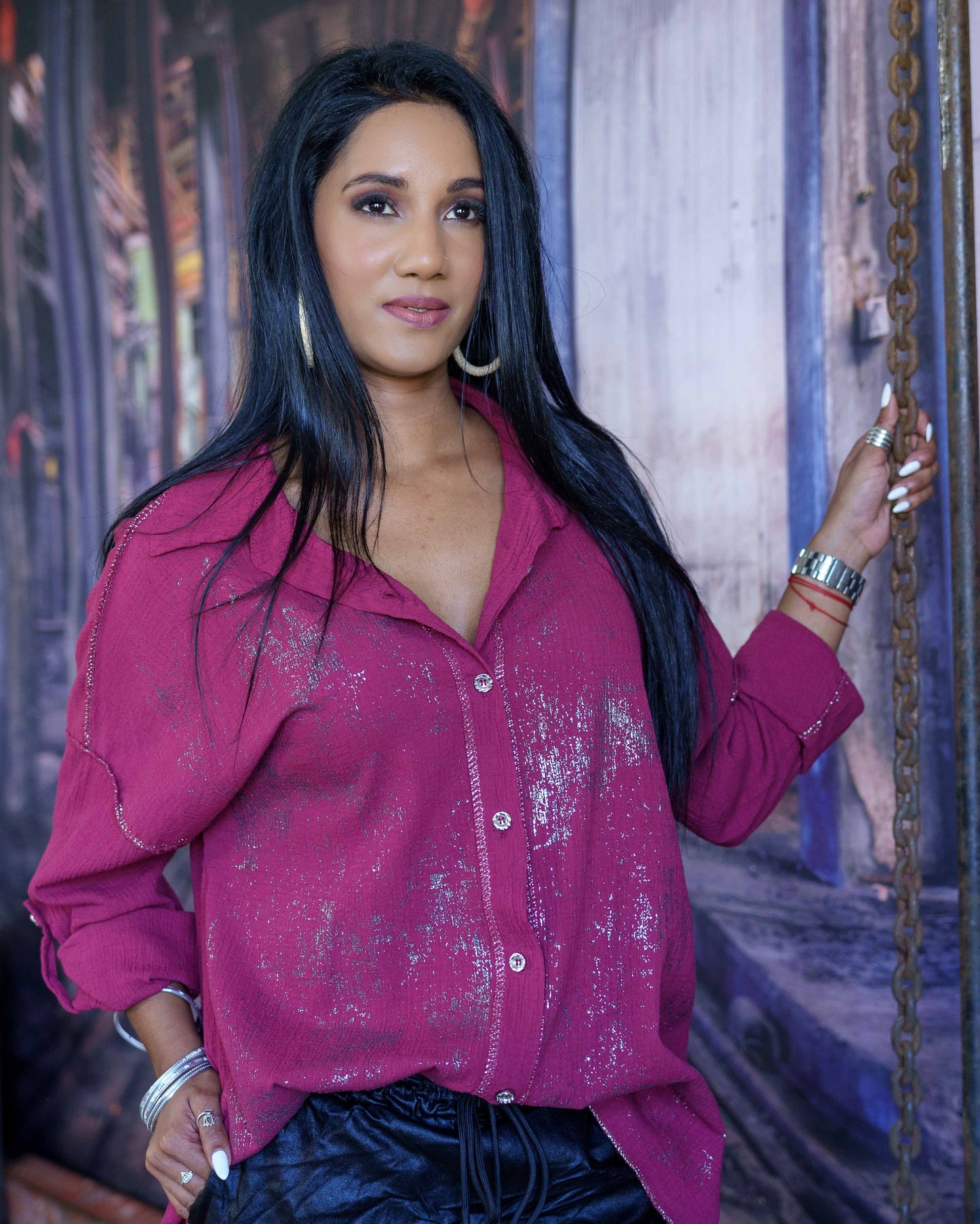 True Romance Top | Ruby Red