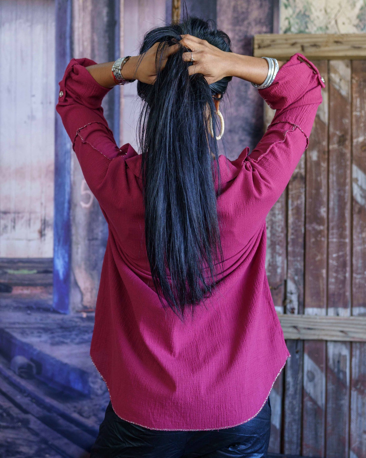 True Romance Top | Ruby Red