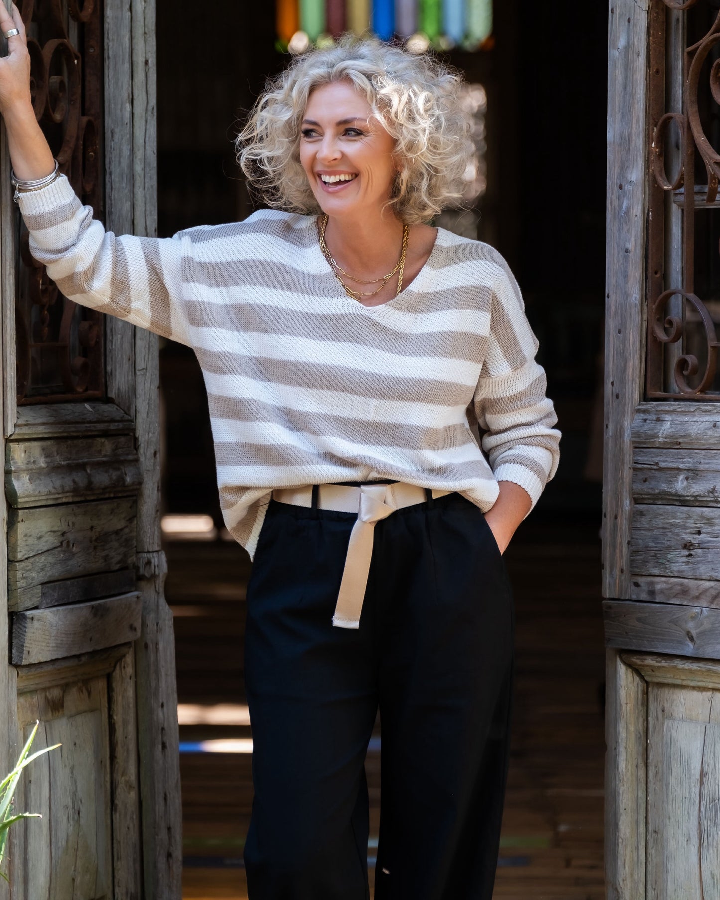 Twilight Tides Knit | Stone