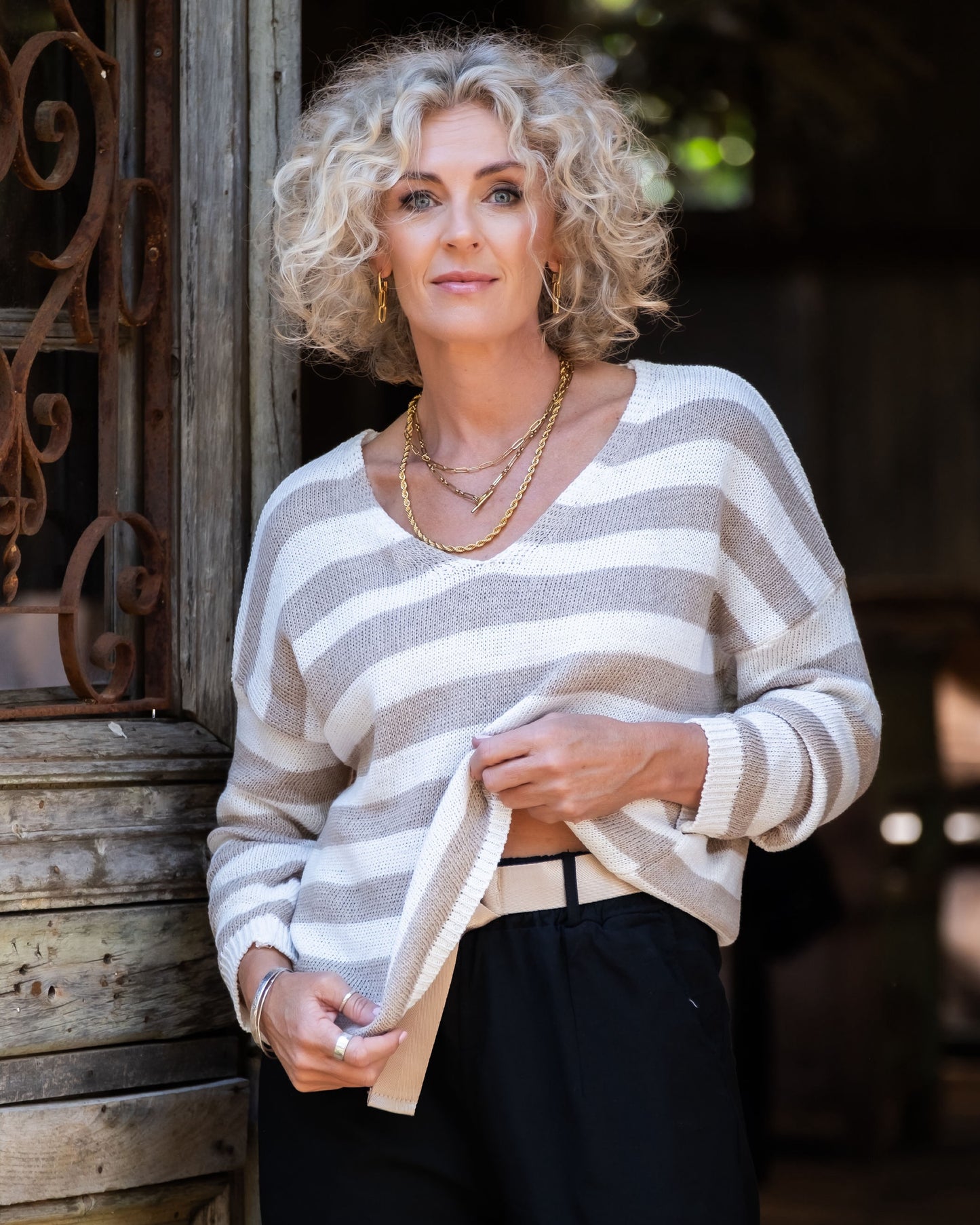 Twilight Tides Knit | Stone