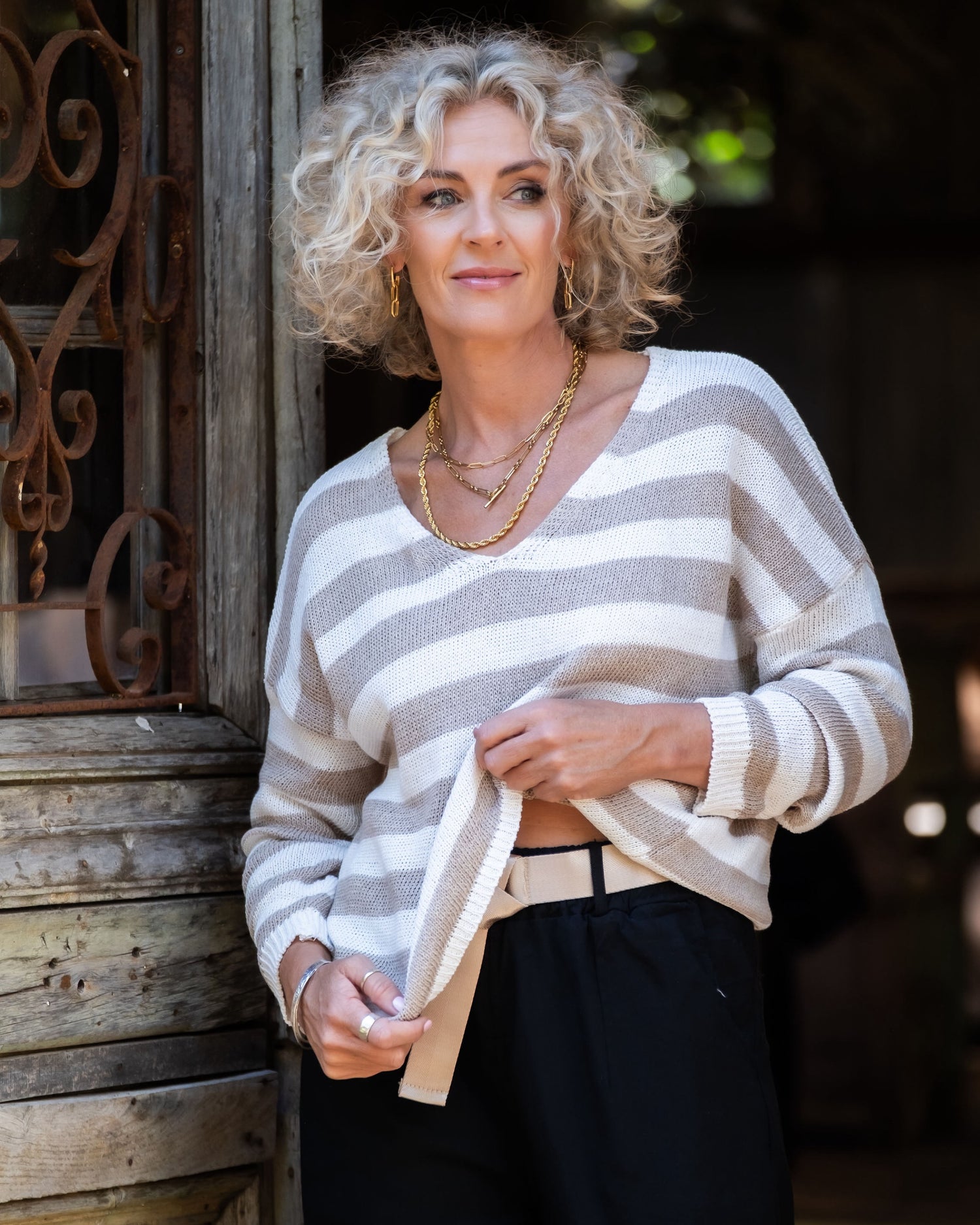 Twilight Tides Knit | Stone