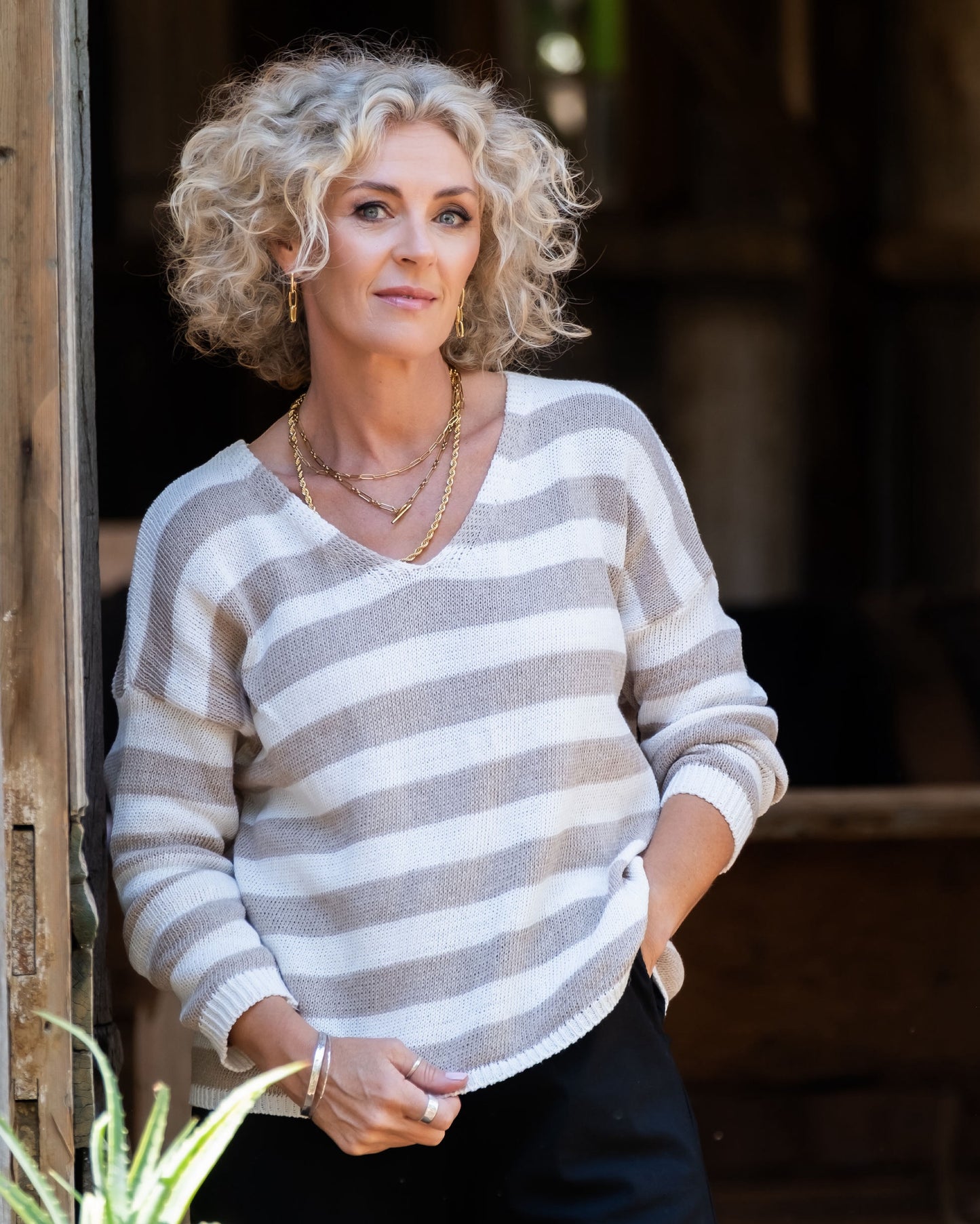 Twilight Tides Knit | Stone